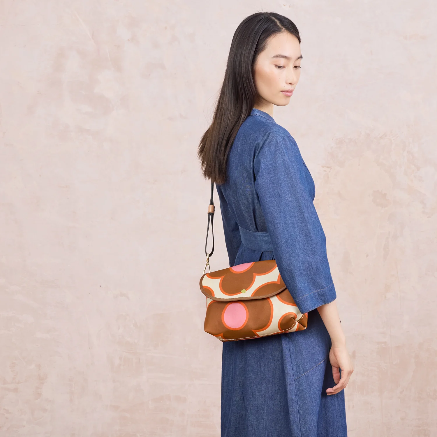 Acre Satchel - Flower Spot Persimmon - Image 2