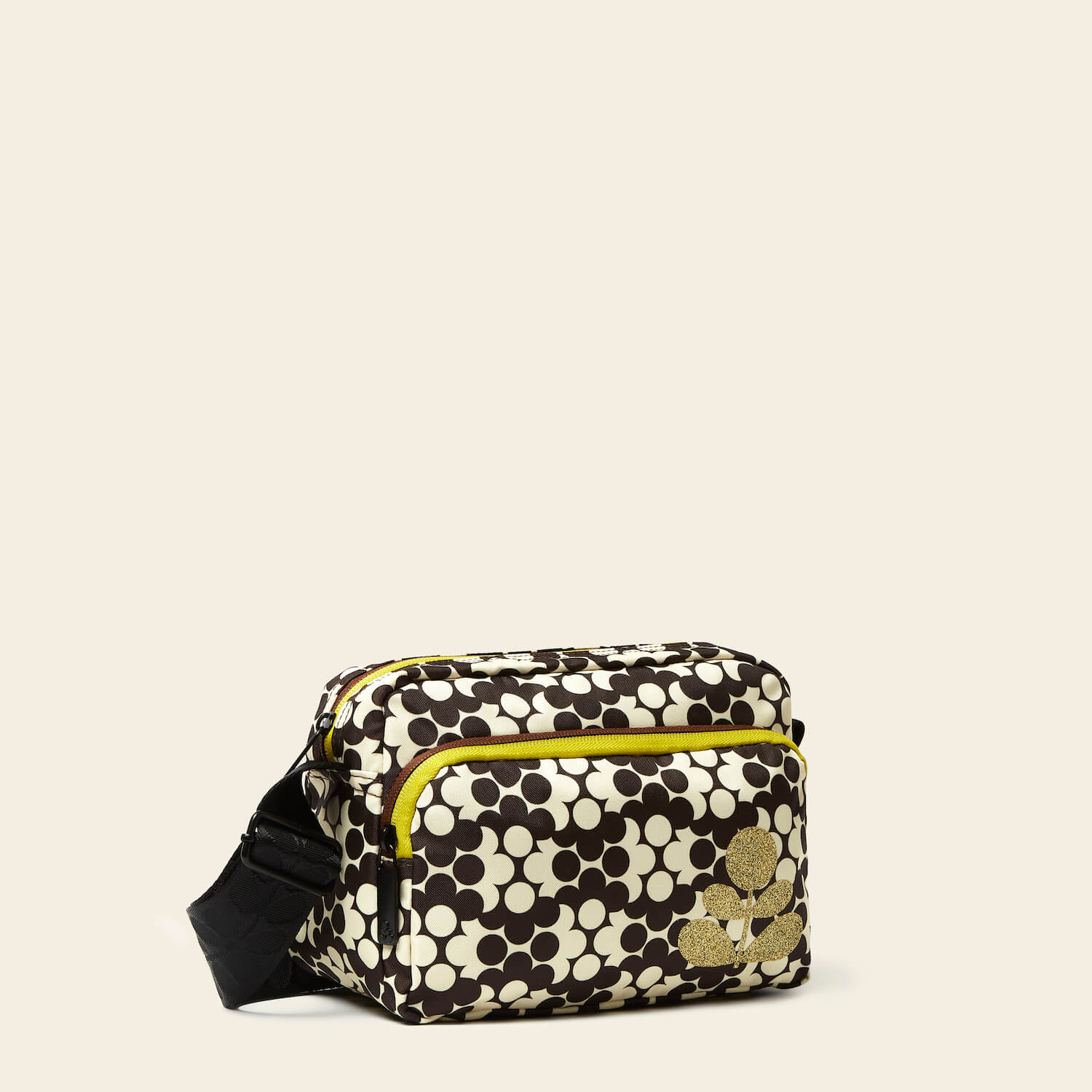 Angle Camera Bag - Puzzle Flower Porcini - Image 3