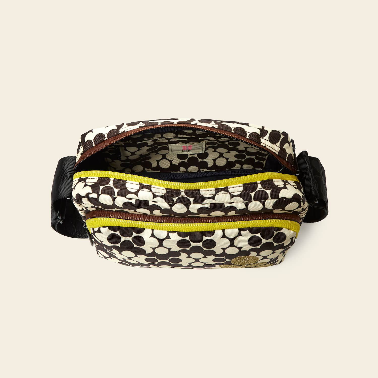 Angle Camera Bag - Puzzle Flower Porcini - Image 5