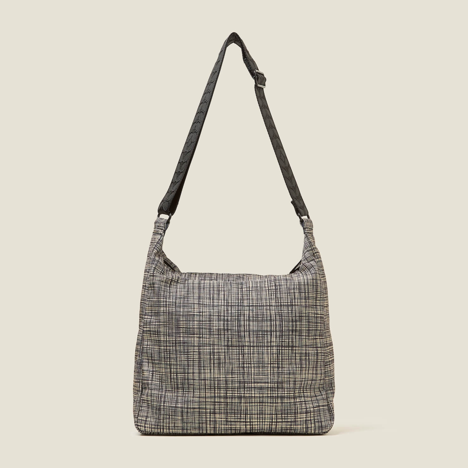 Area Hobo Crossbody - Scribble Print Black - Image 4