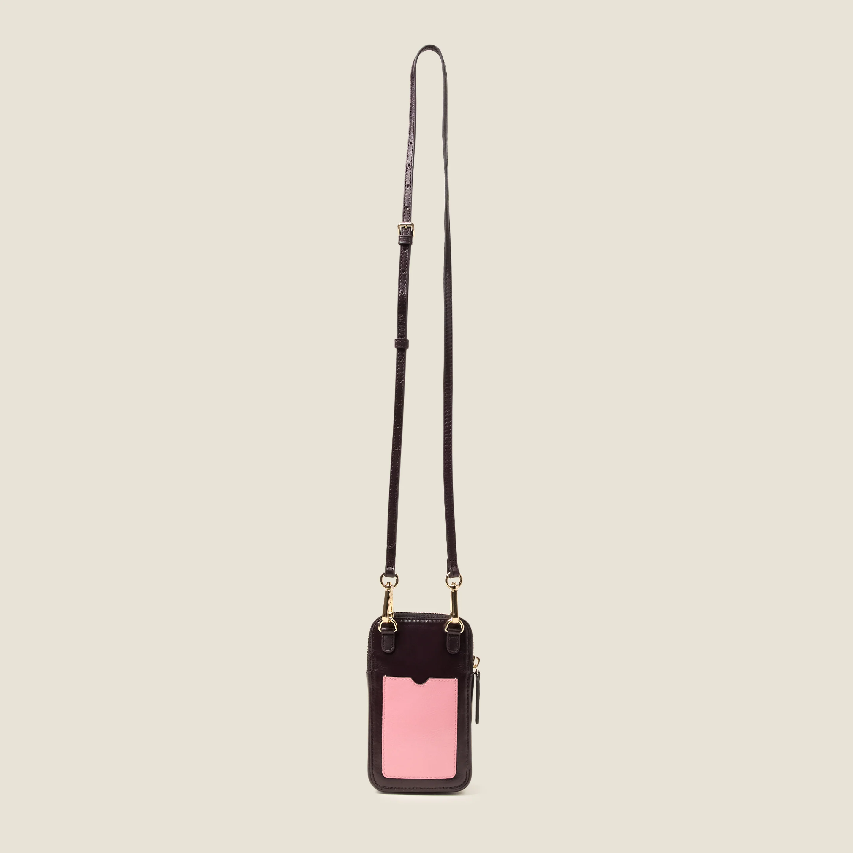 Ariel Leather Phone Case - Tile Emboss Burgundy - Image 3