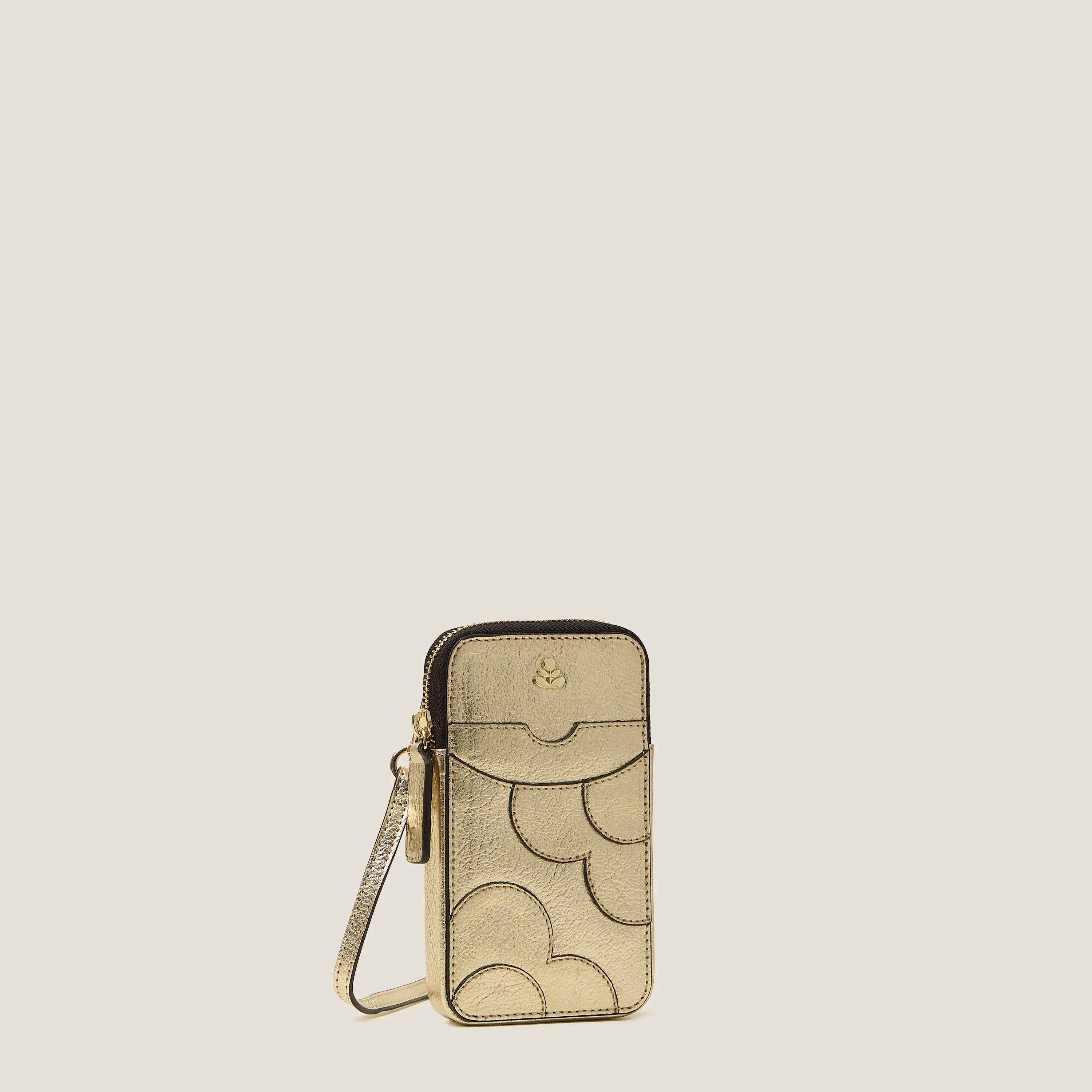 Ariel Phone Case - Spot Flower Gold - Image 3