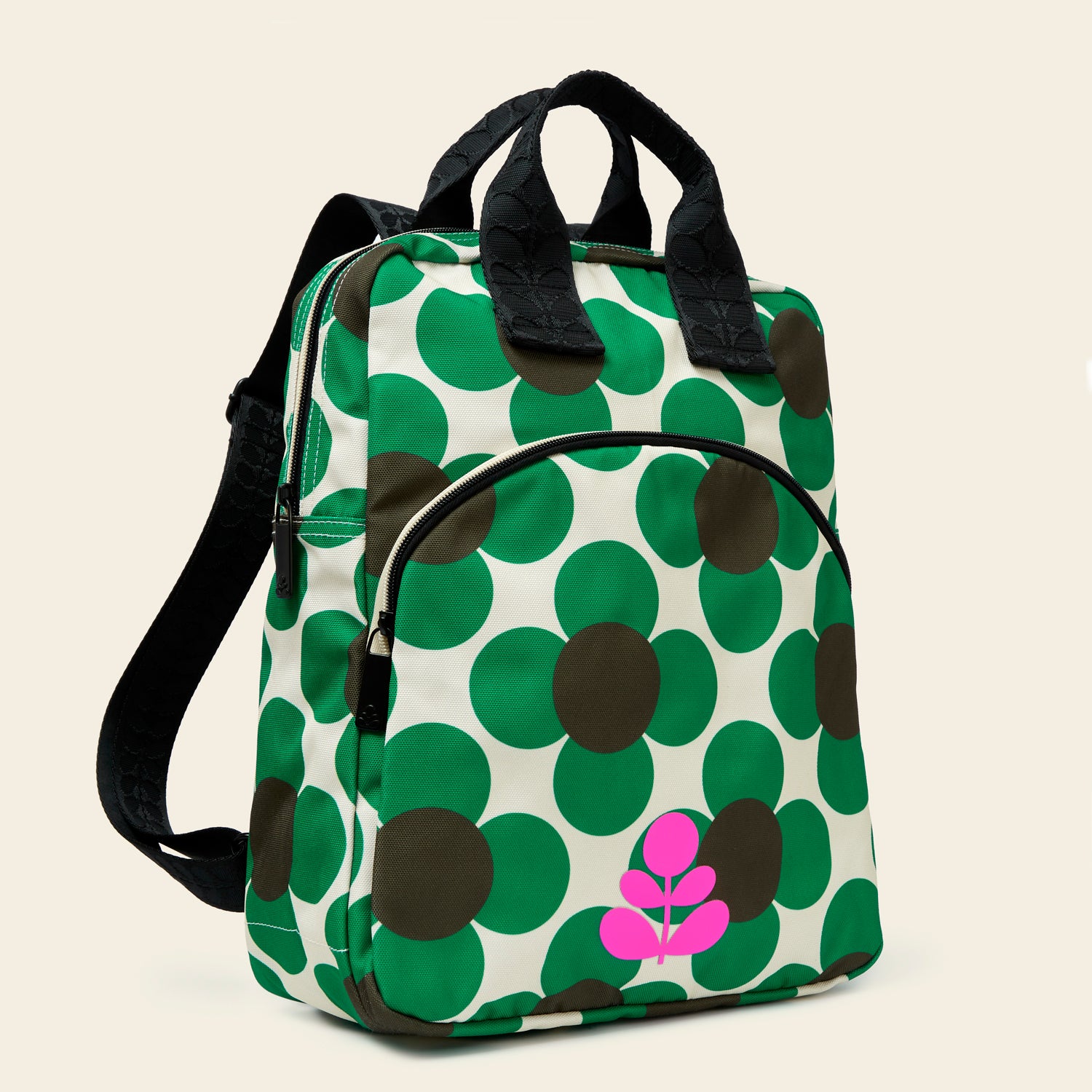 Ark Backpack - Retro Flower Emerald - Image 3