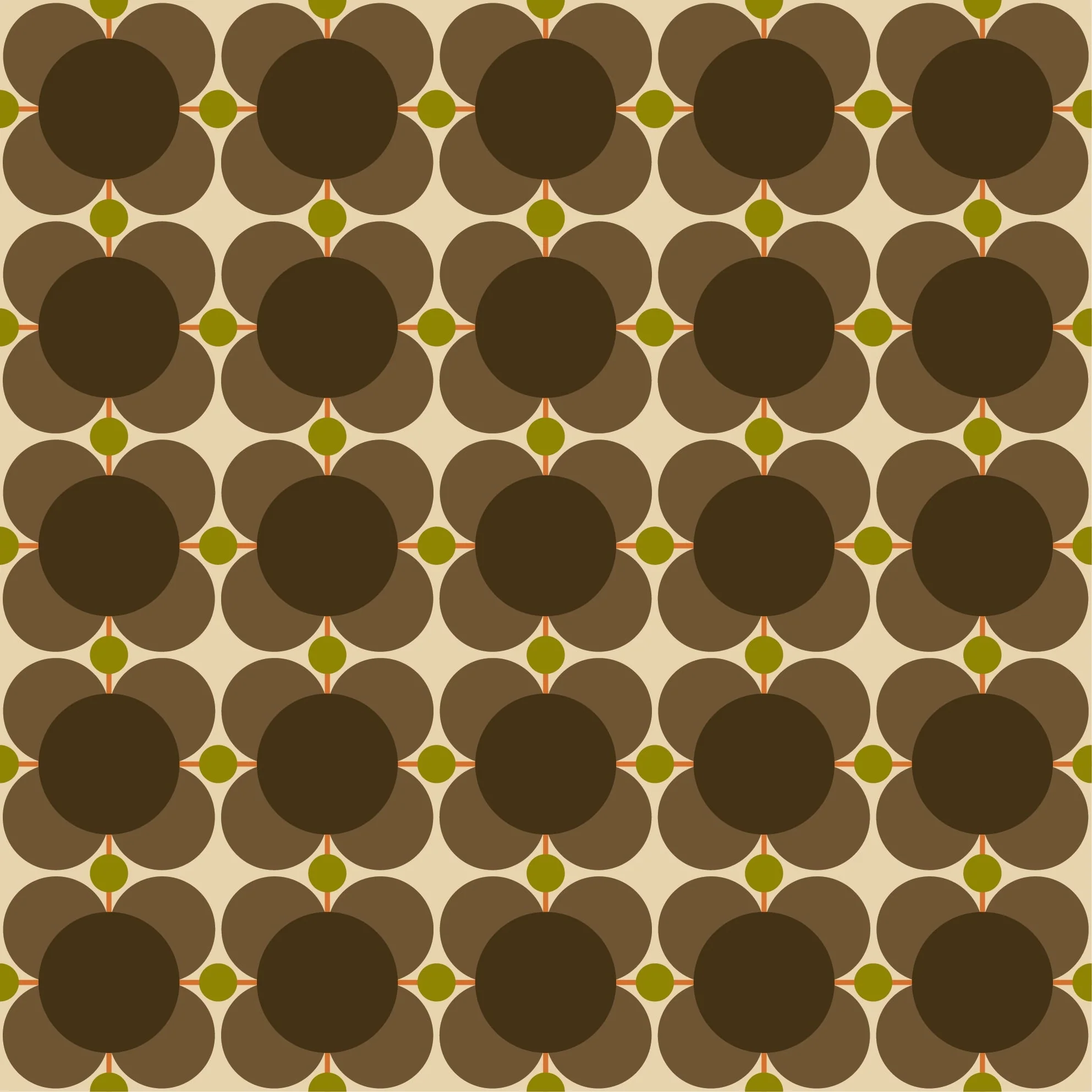 Atomic Flower Mink Wallpaper - Image 2