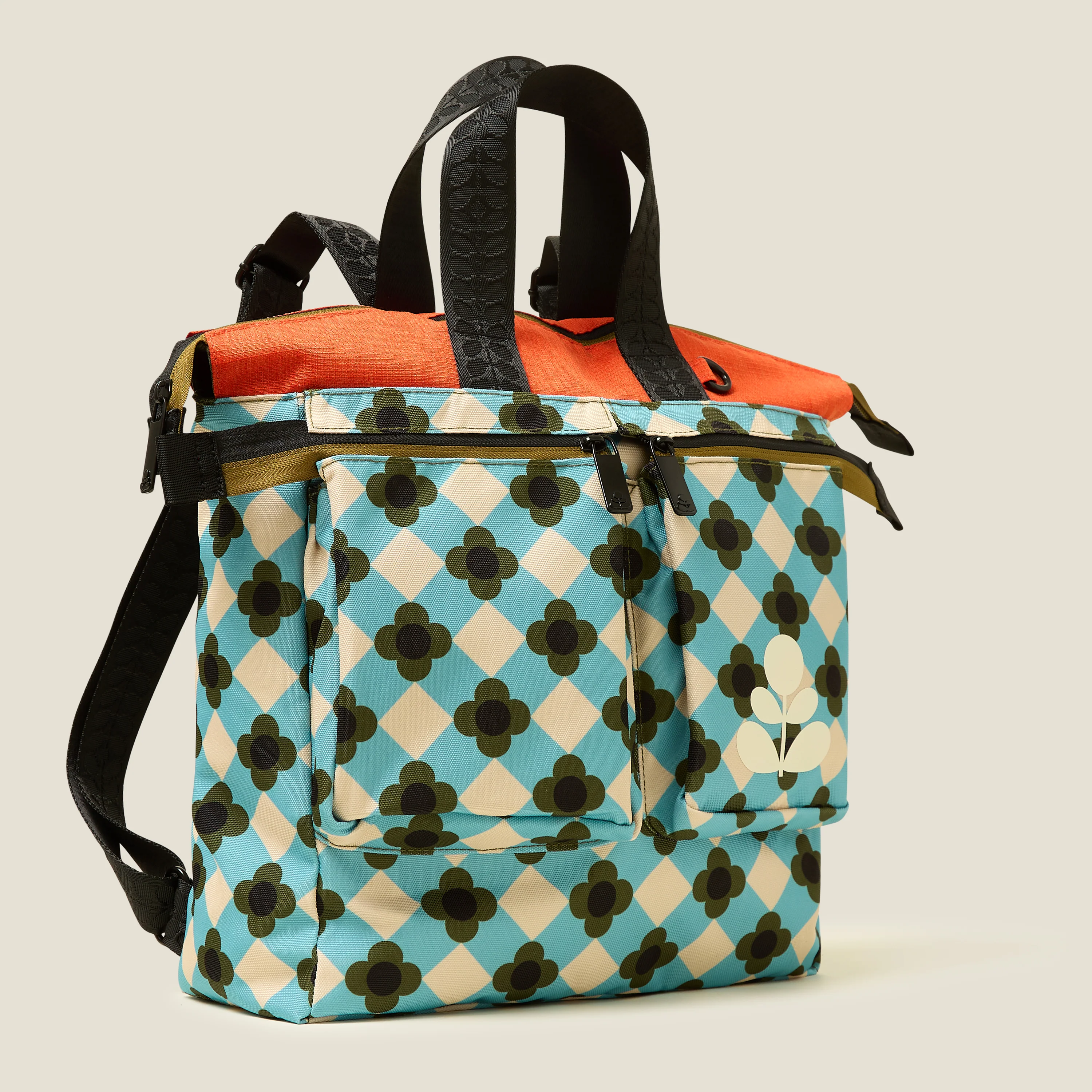 Axis Backpack - Flower Check Ziggurat - Image 2