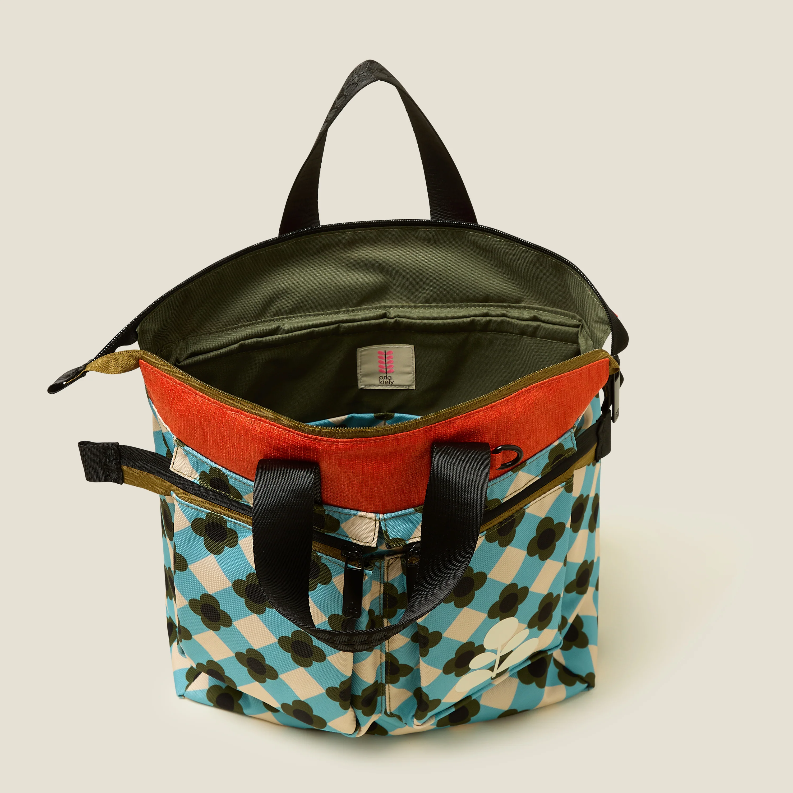 Axis Backpack - Flower Check Ziggurat - Image 4