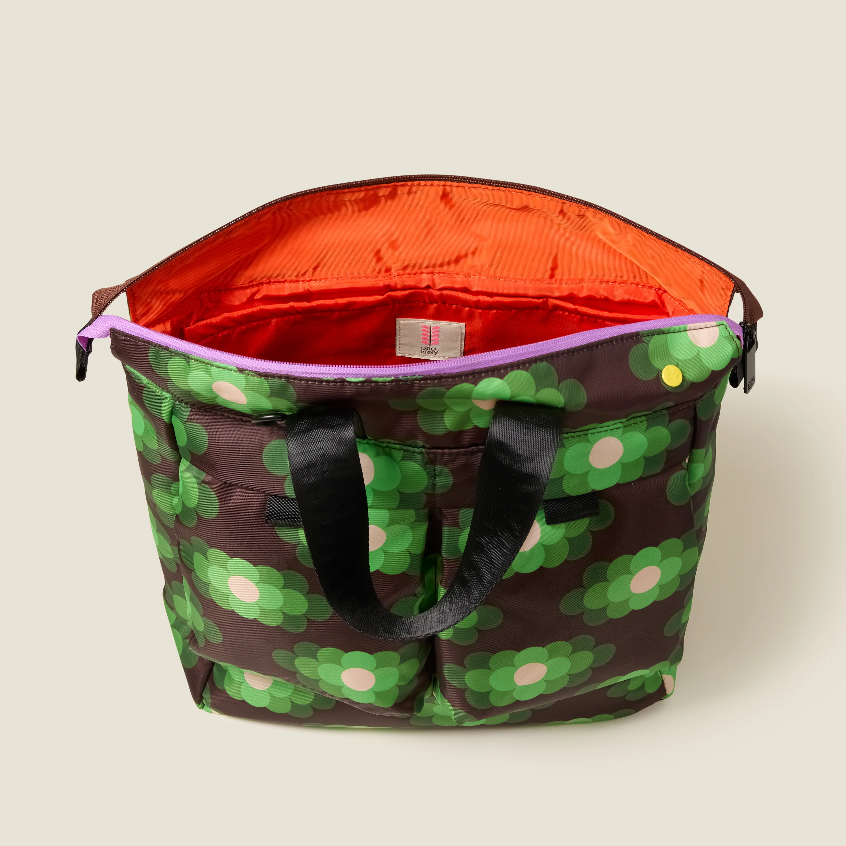 Axis Backpack - Flower Haze Neon Green - Image 4