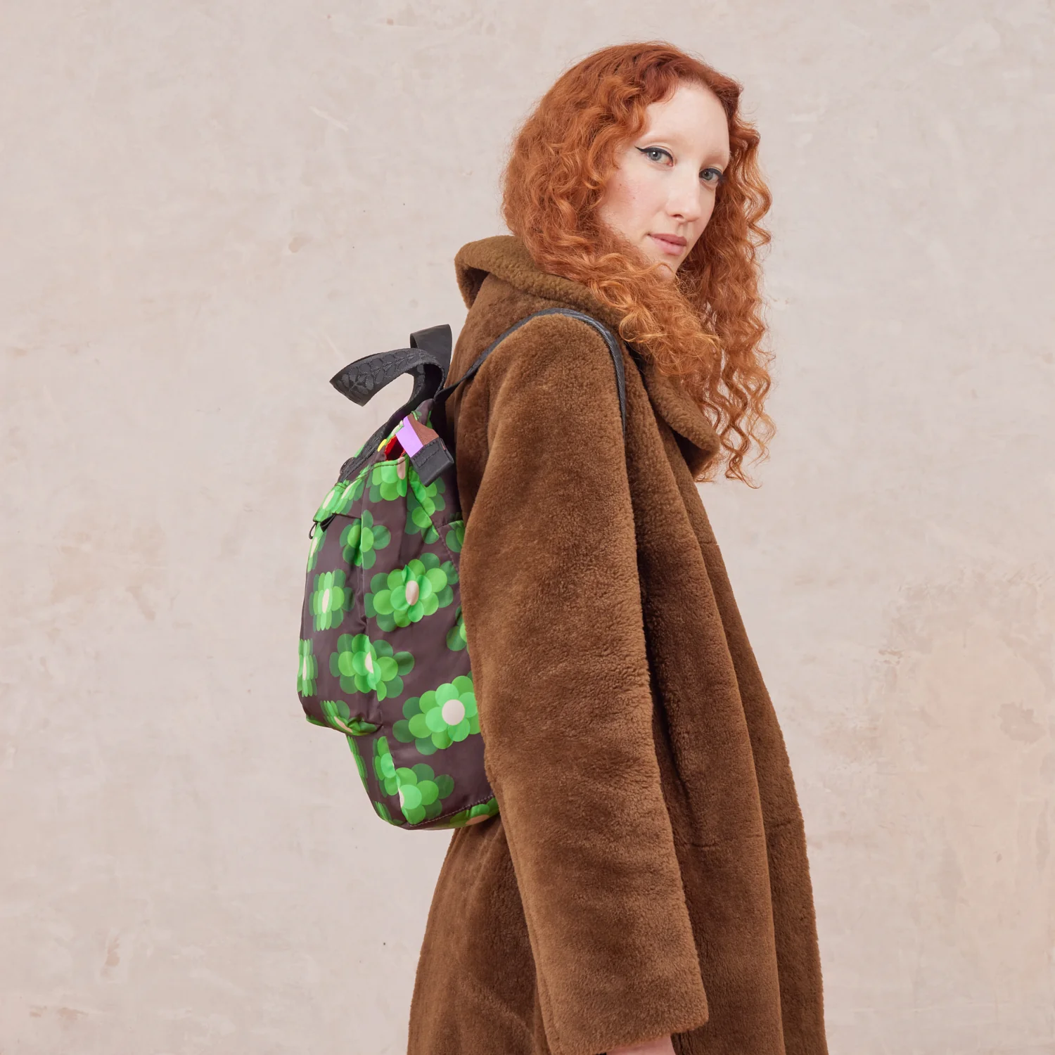 Axis Backpack - Flower Haze Neon Green - Image 6