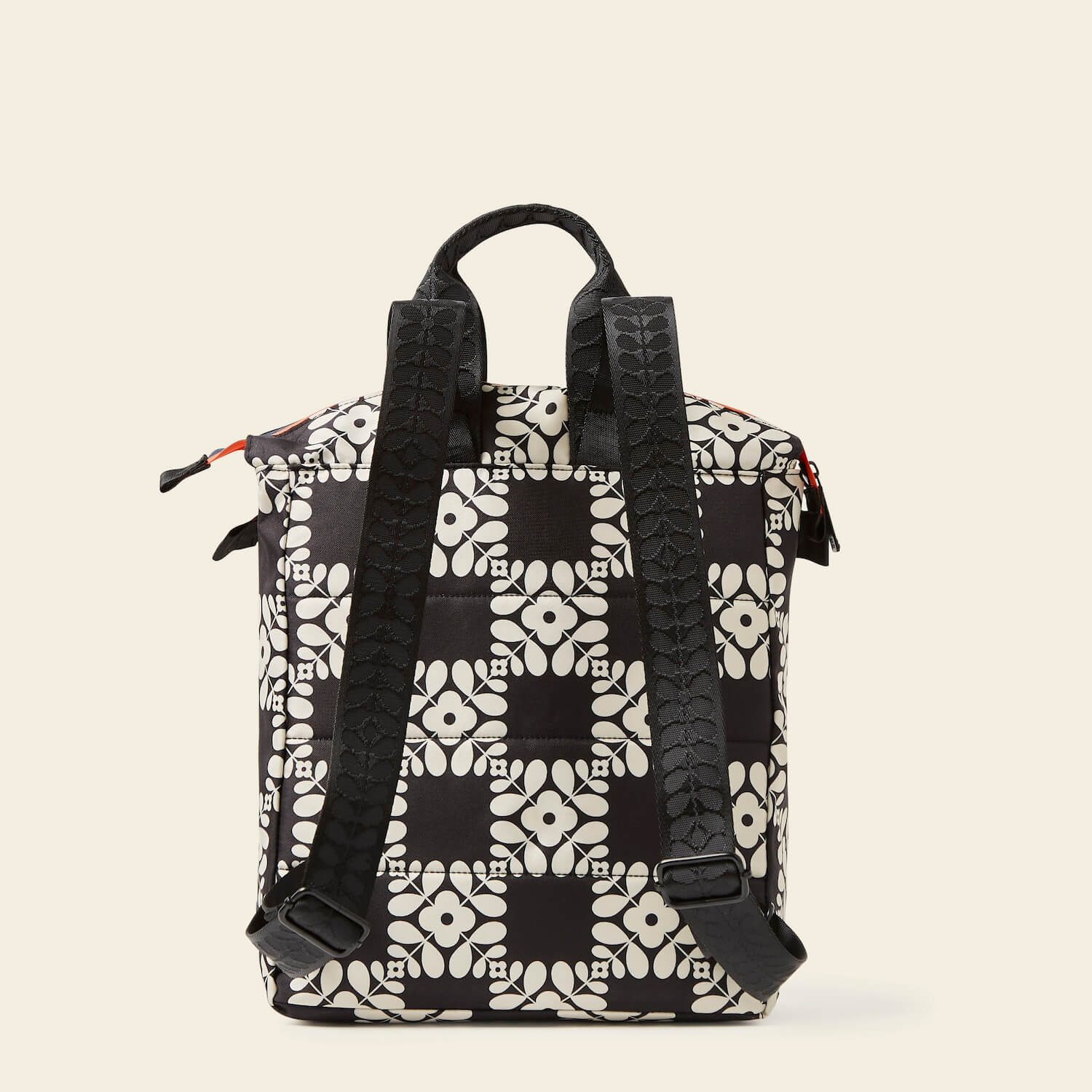 Axis Medium Backpack - Lattice Flower Tile Onyx - Image 4