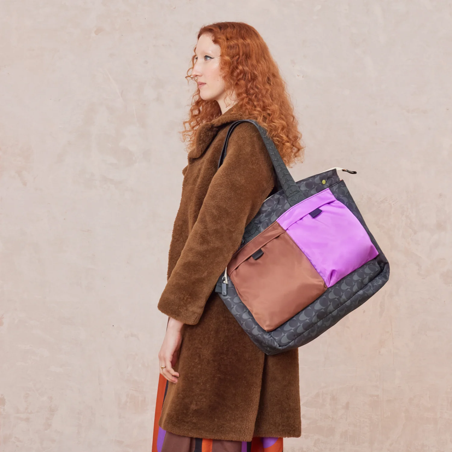 Axis Tote Bag - Colourblock Multi - Image 2