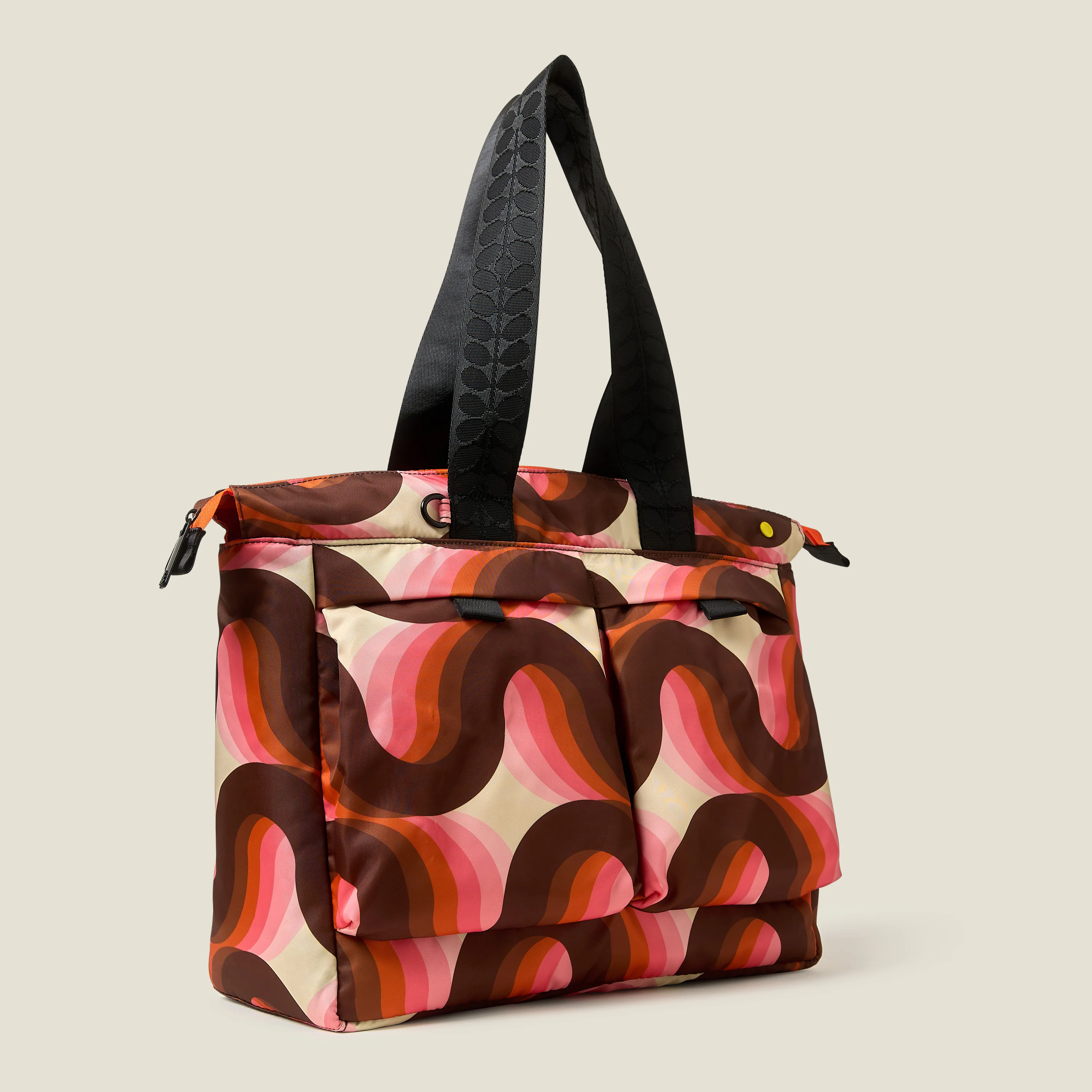 Axis Tote - Rolling Waves Rose - Image 3