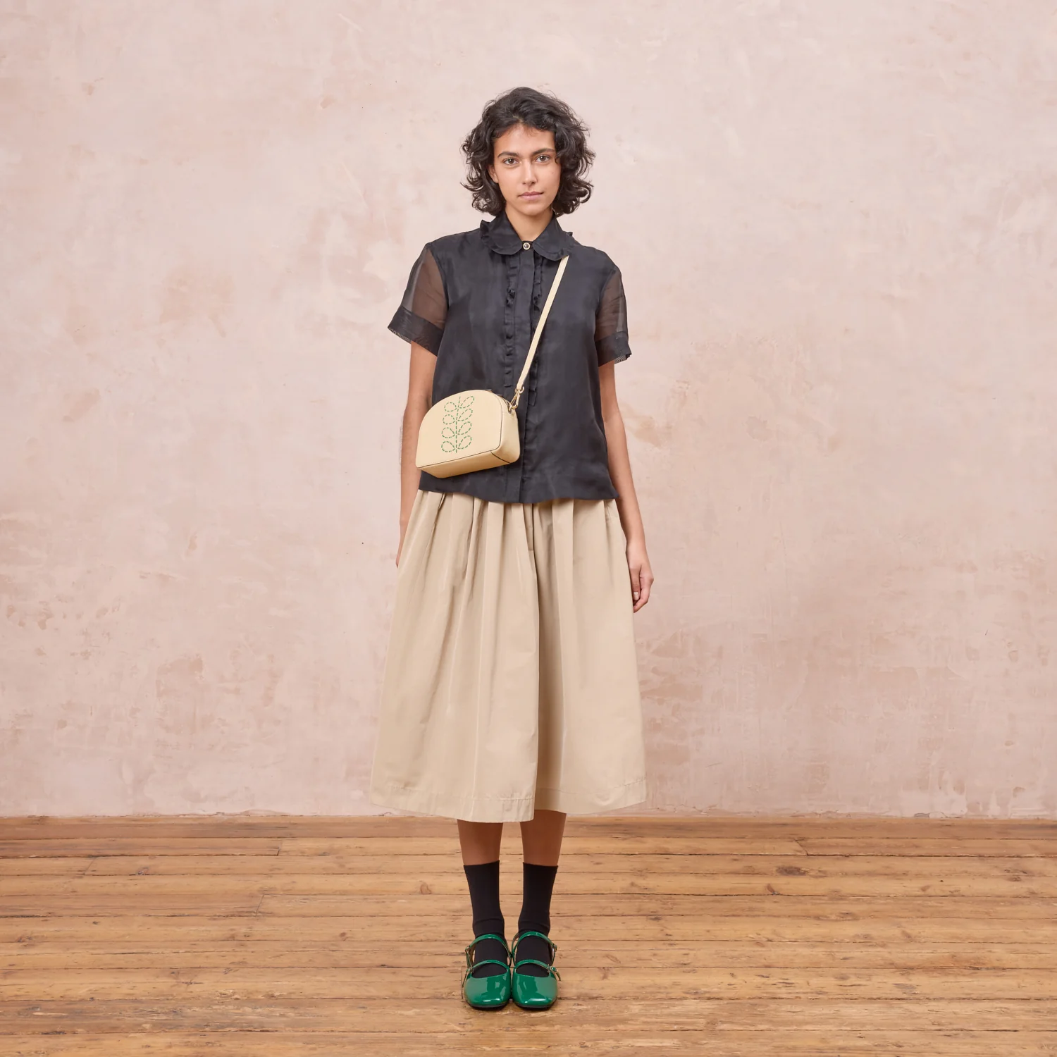 Babaluna Crossbody - Whipstitch Stem Cream - Image 5