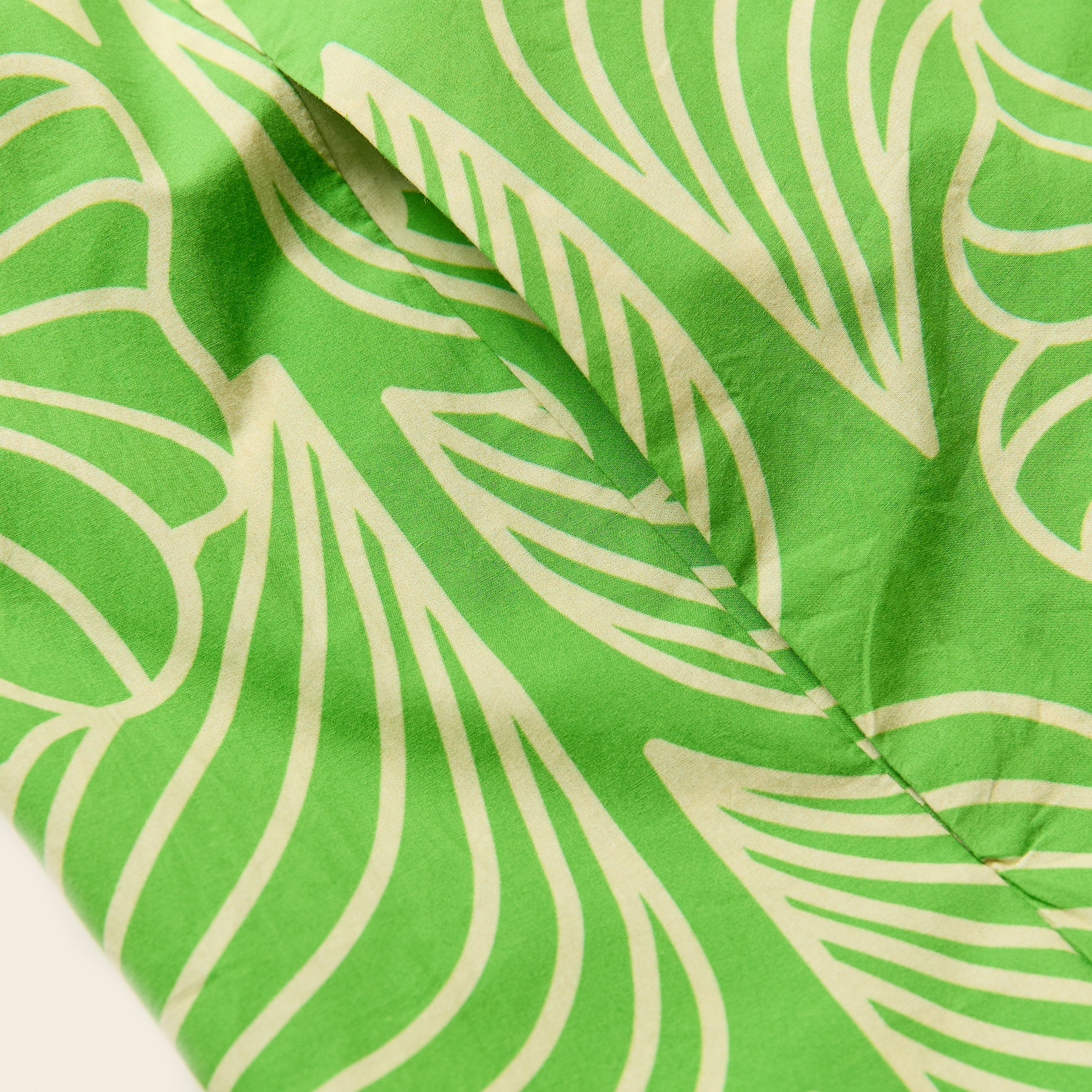 Bella Puff Sleeve Dress Moonflower Spring Green - Image 8