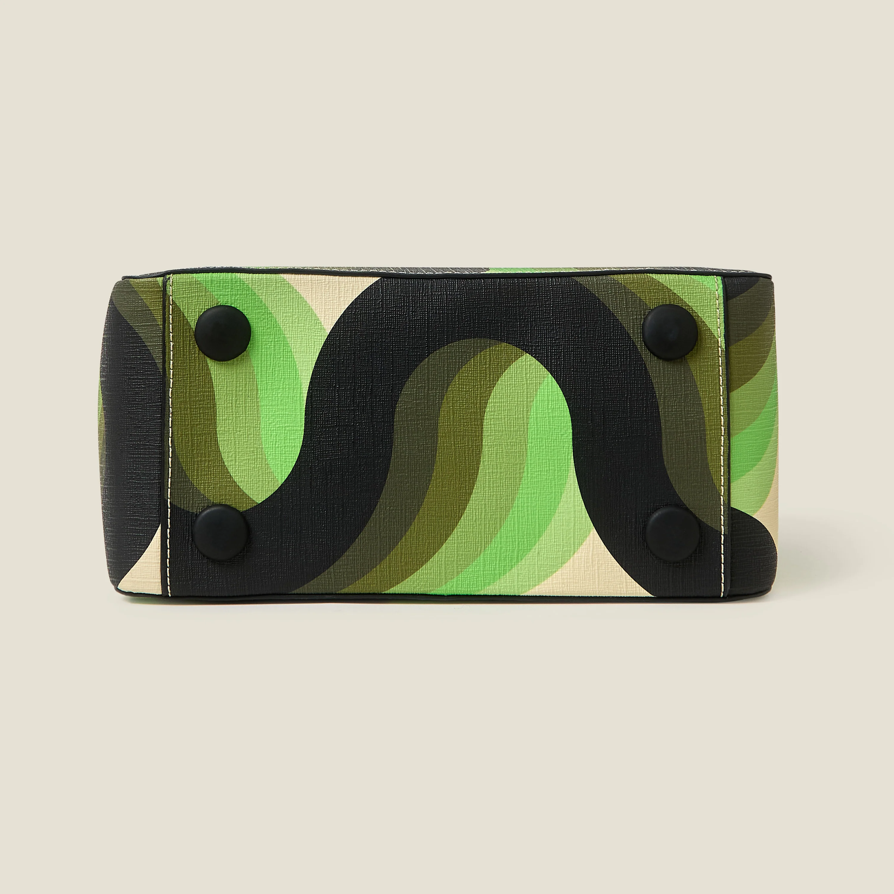 Medium Block Handbag - Rolling Waves Electra - Image 6