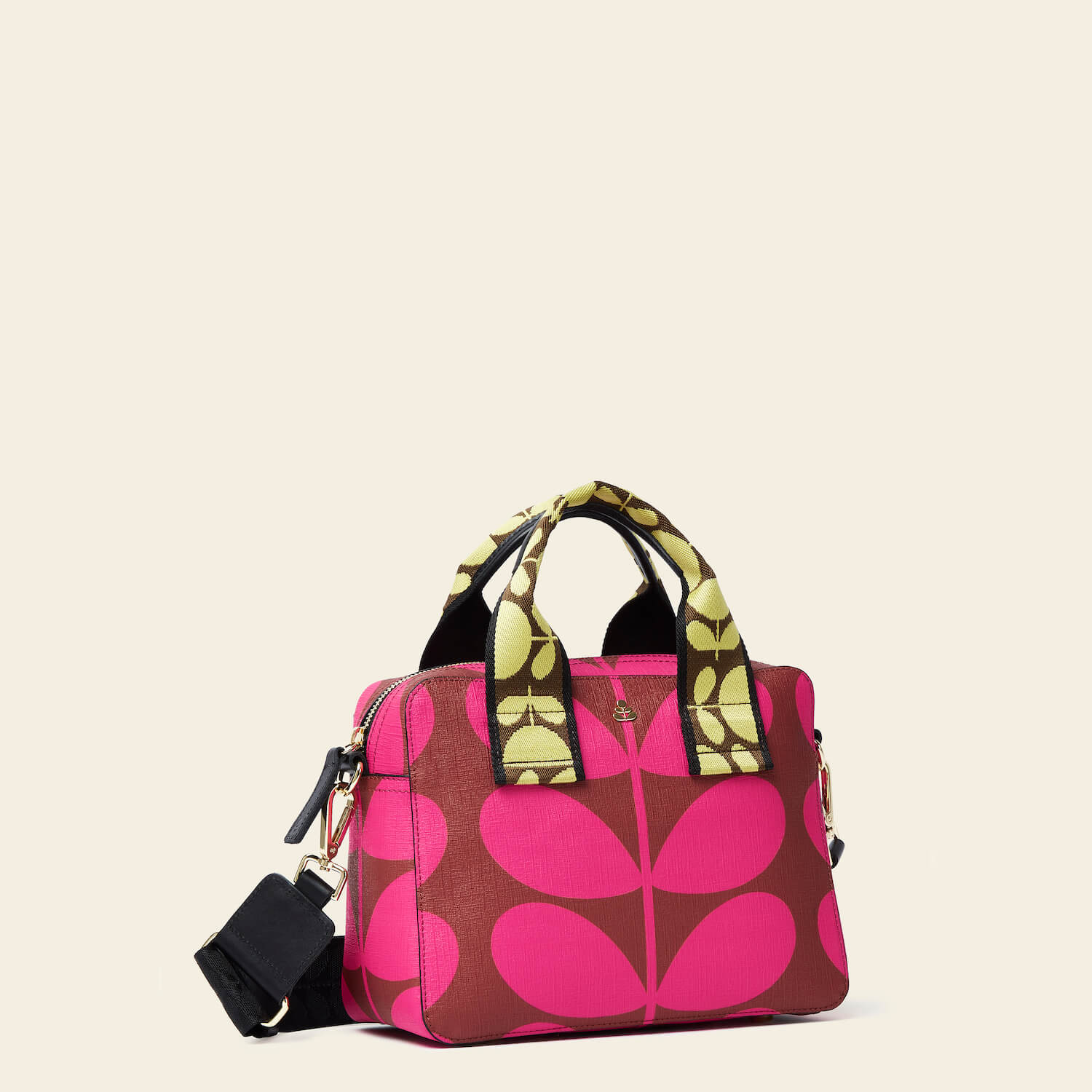 Block Handbag - Solid Stem Cerise - Image 3