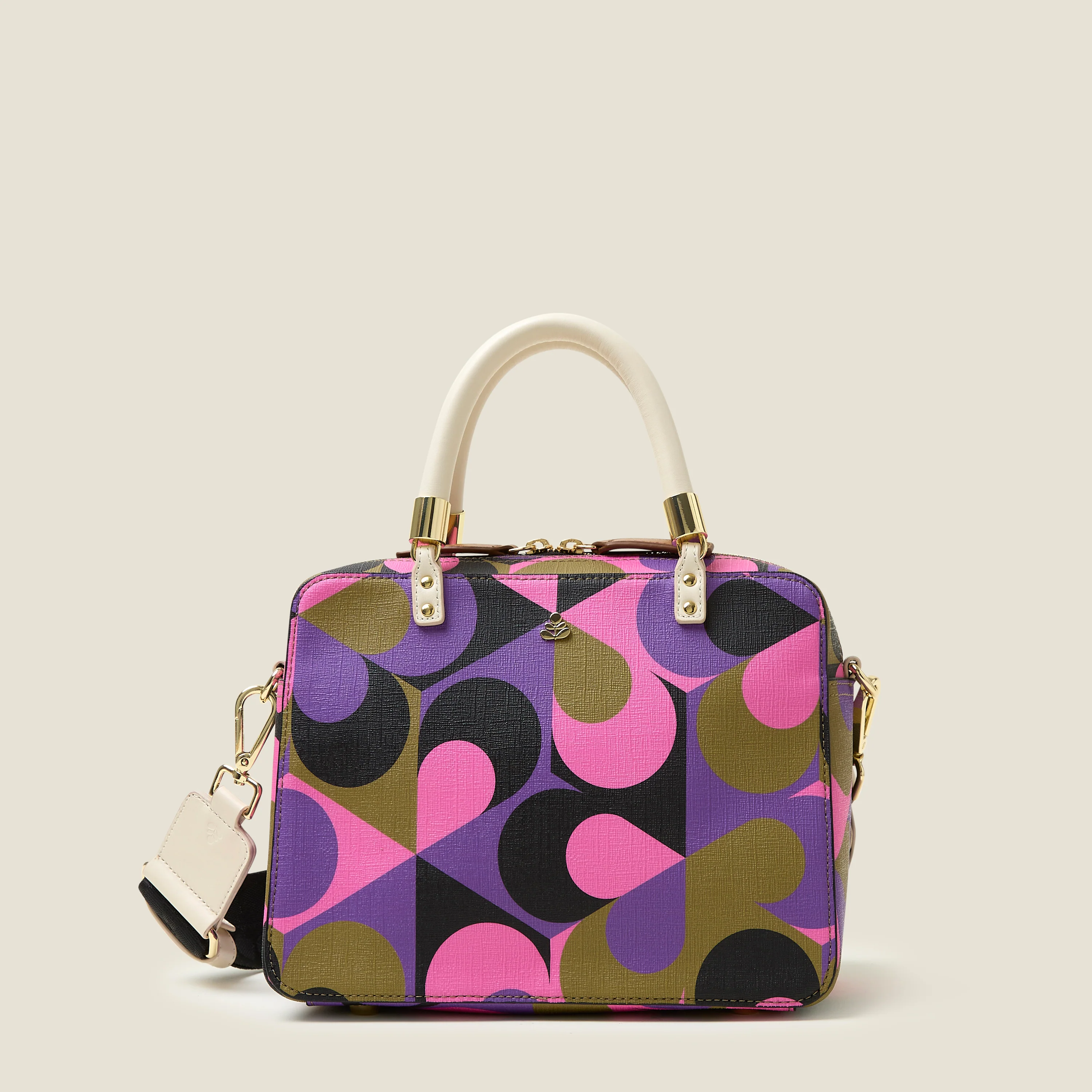 Block Medium Handbag - Kaleidoscope Violet - Image 2