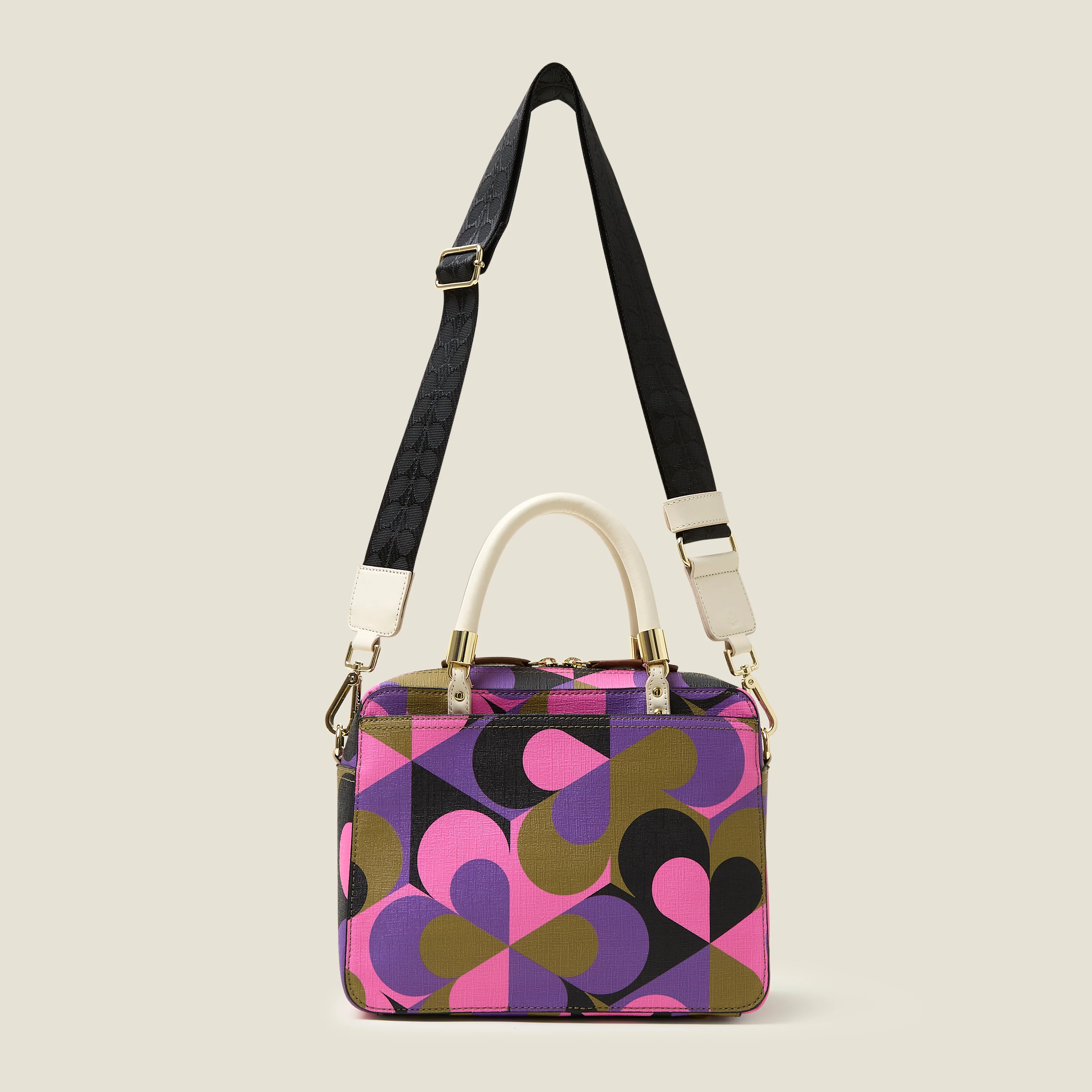 Block Medium Handbag - Kaleidoscope Violet - Image 4
