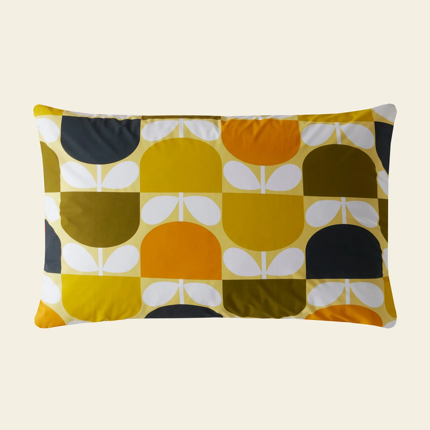 Block Stem Bed Linen Set - Lemon - Image 4