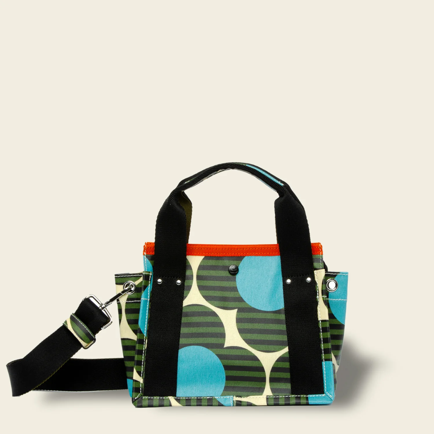 Bromell Handbag - Stripe Flower