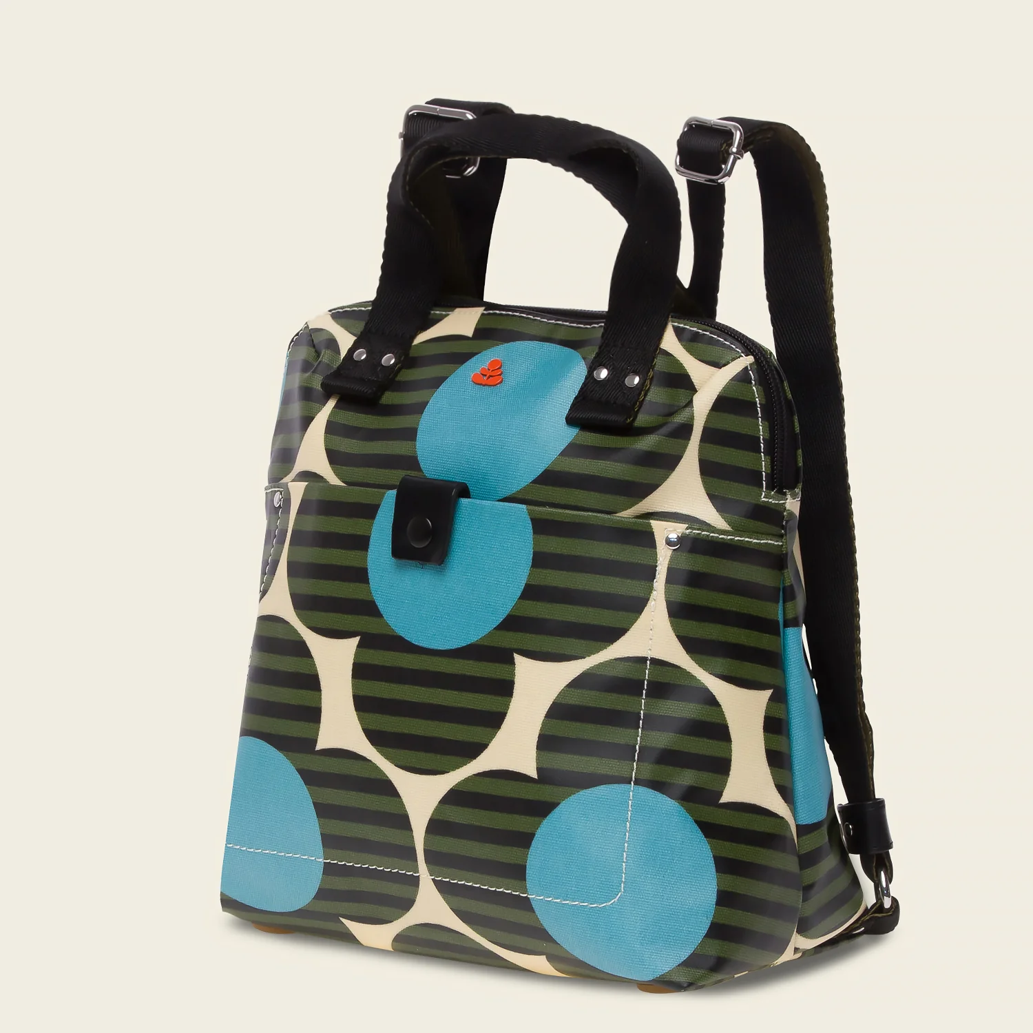 Buddy Small Backpack - Stripe Flower Calypso - Image 4