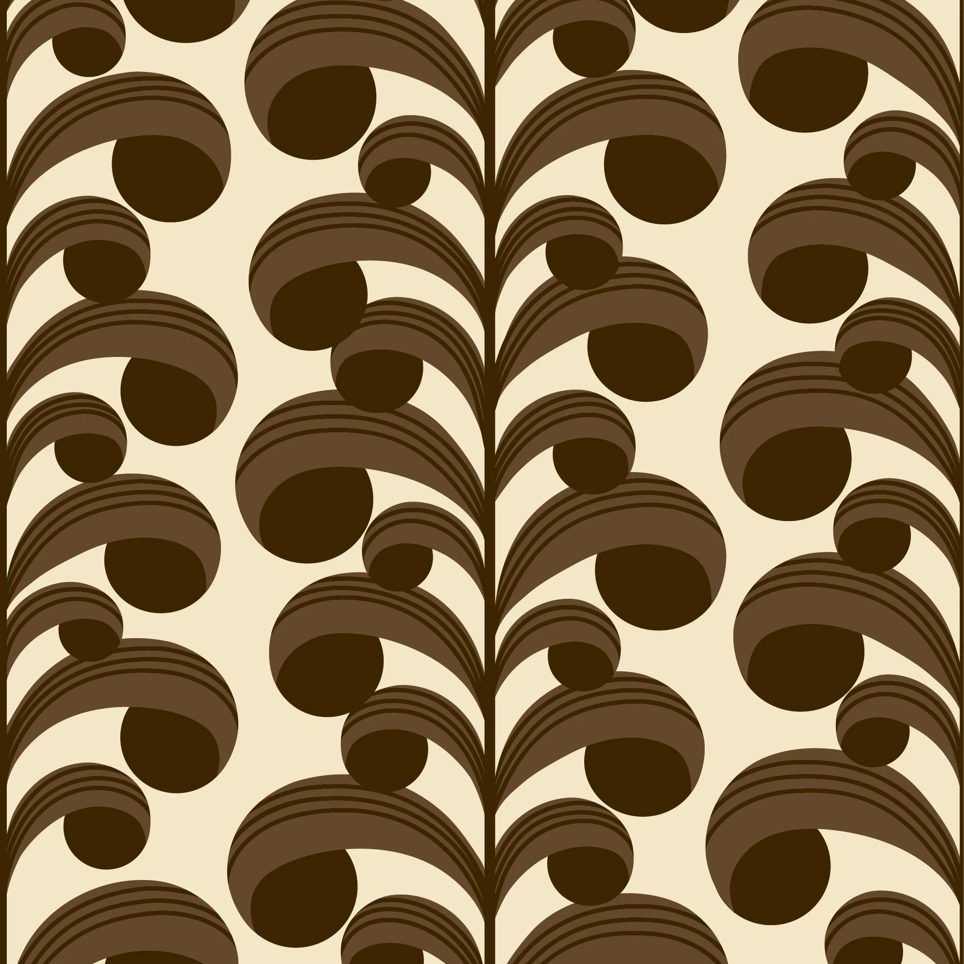 Calathea Porcini Wallpaper - Image 2