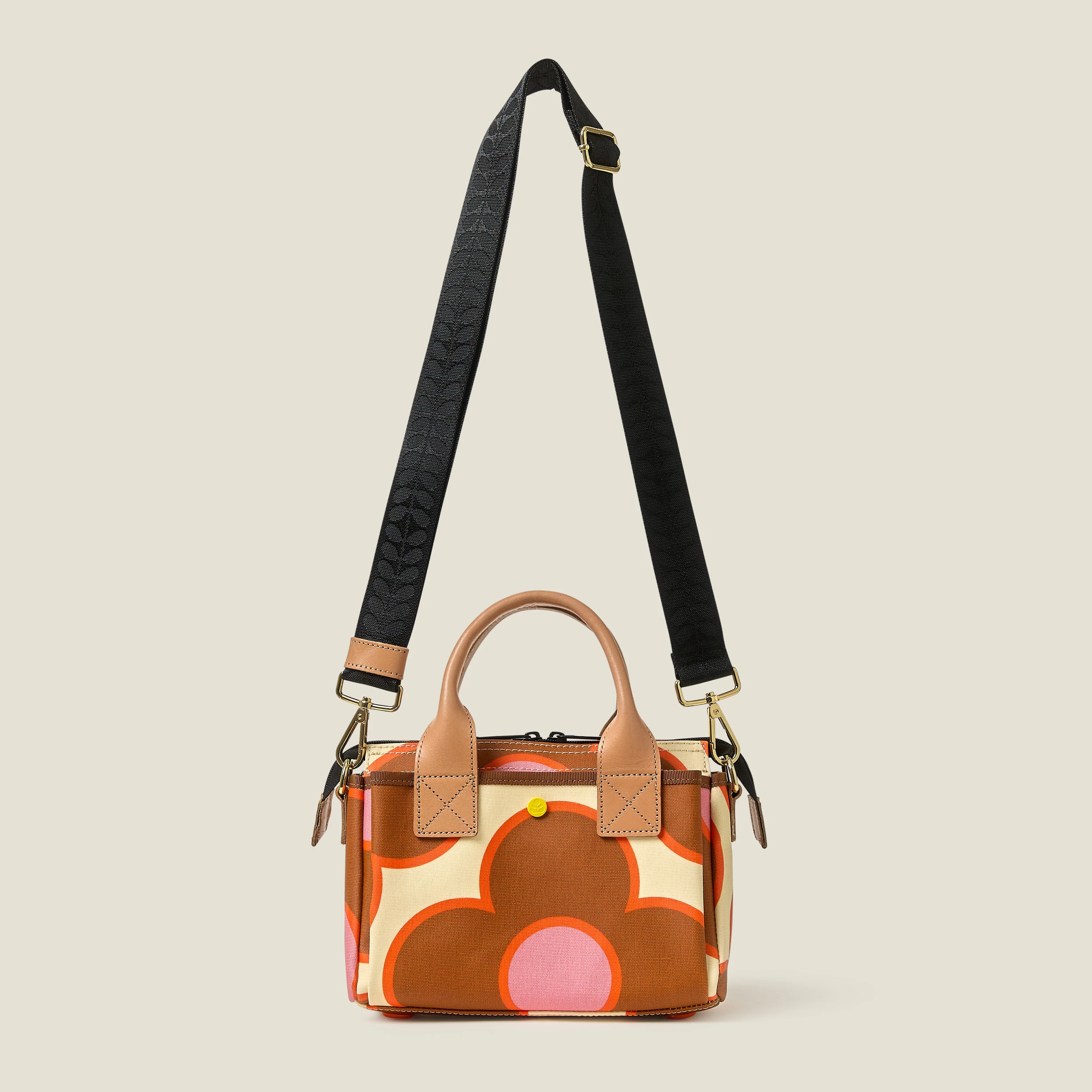 Calder Mini Handbag - Flower Spot Persimmon - Image 5