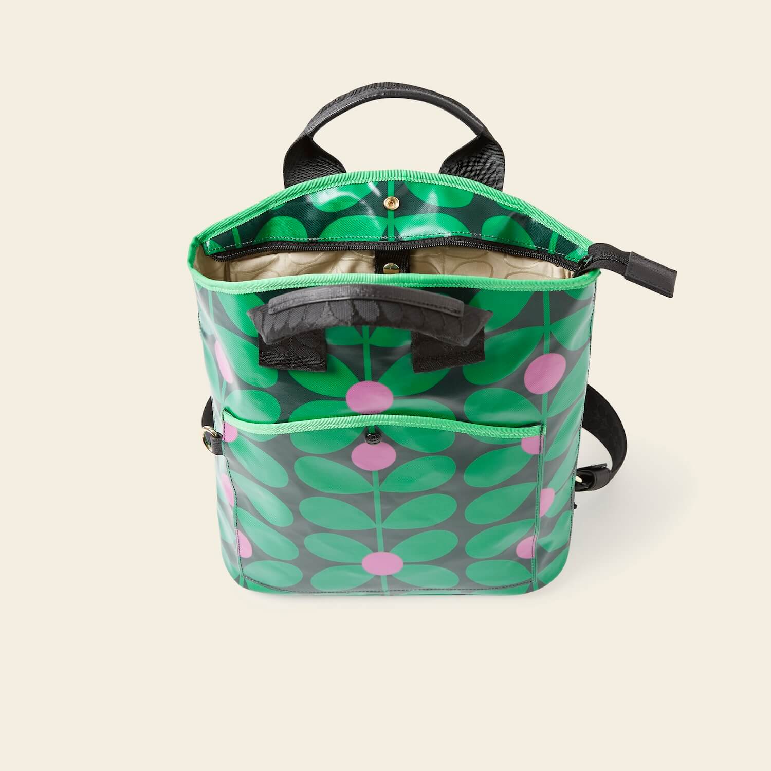 Carry Backpack - Sixties Stem Emerald - Image 5