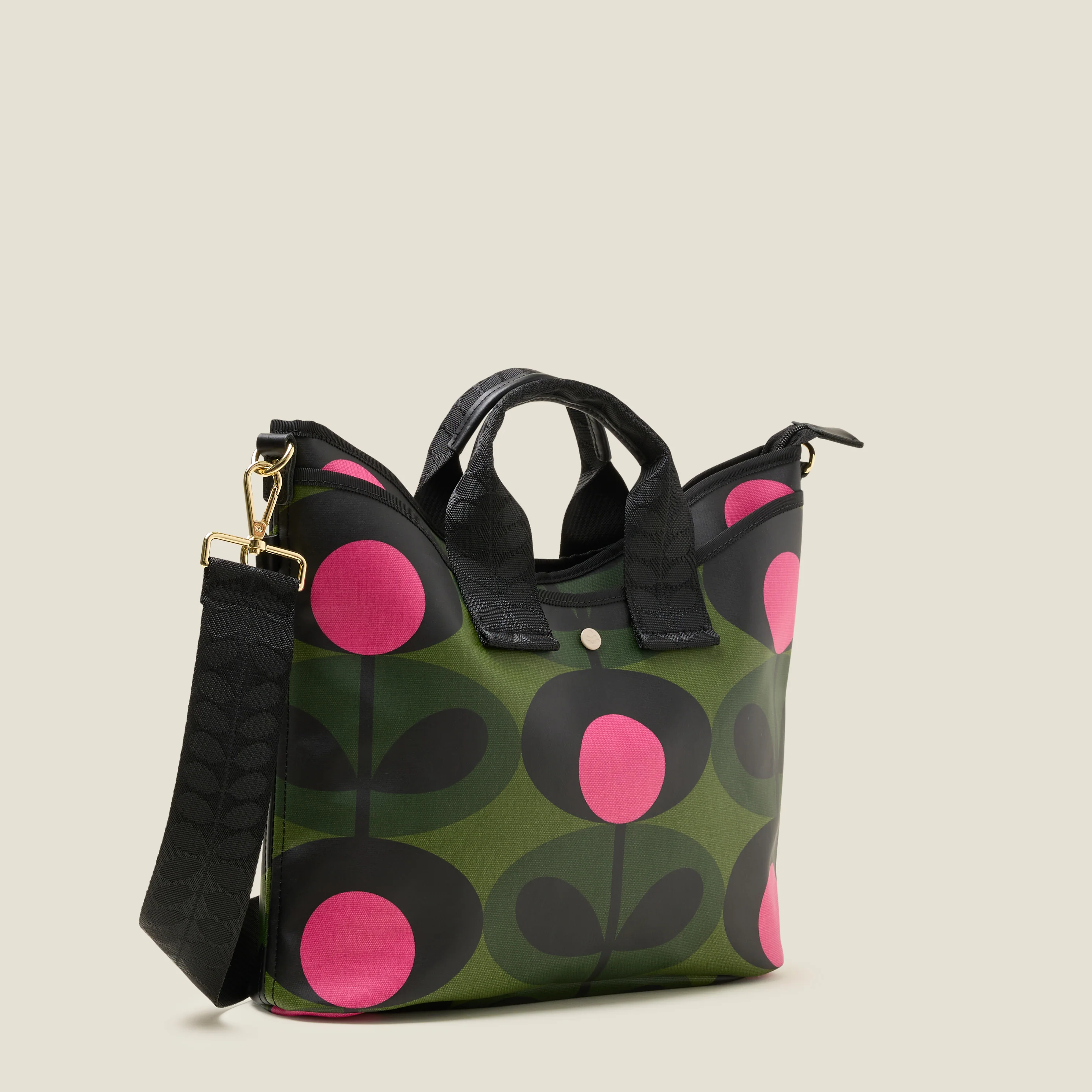 Carry Grab Crossbody Bag - Oval Stem Forest - Image 3