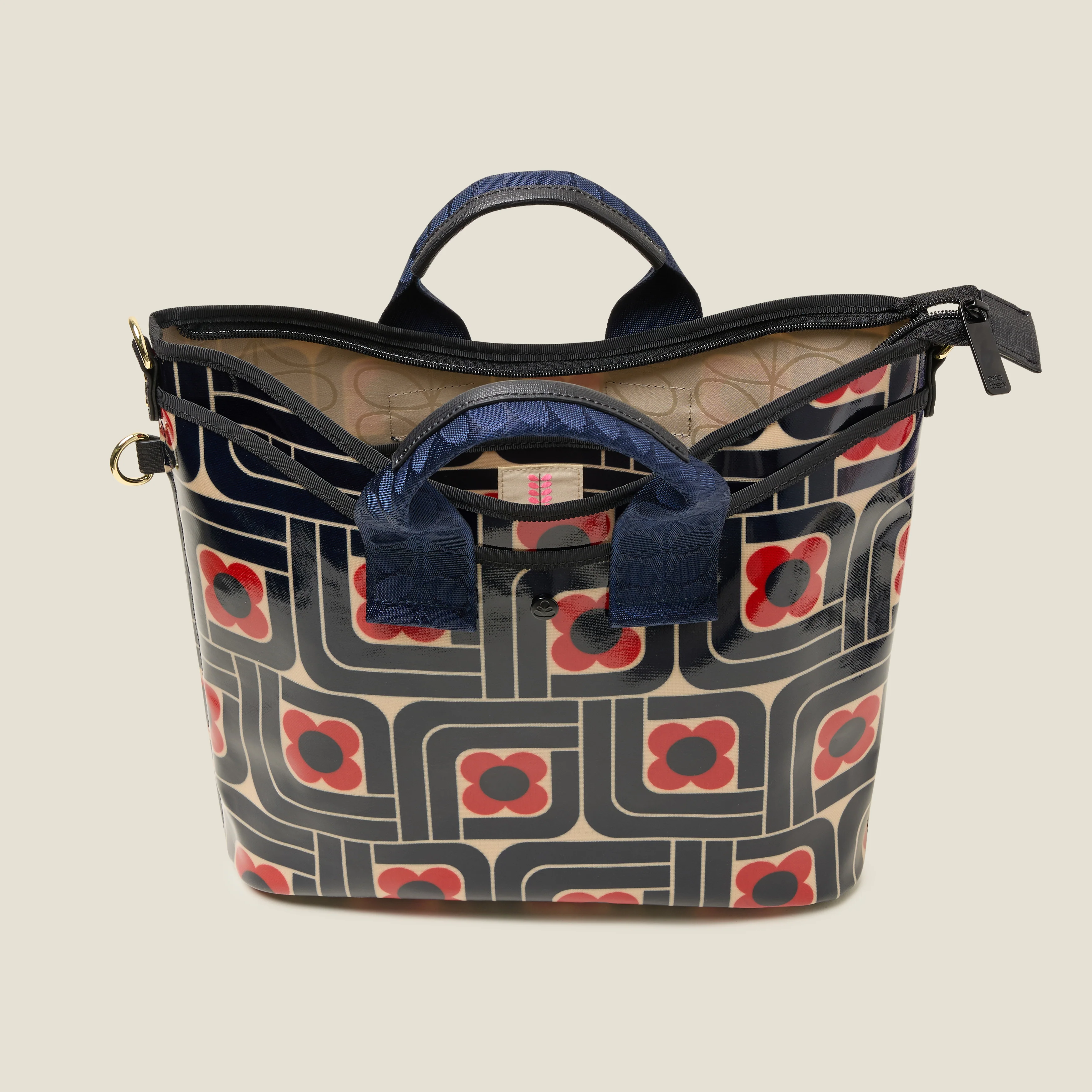 Carry Grab Tote Bag - Woodblock Ink - Image 6