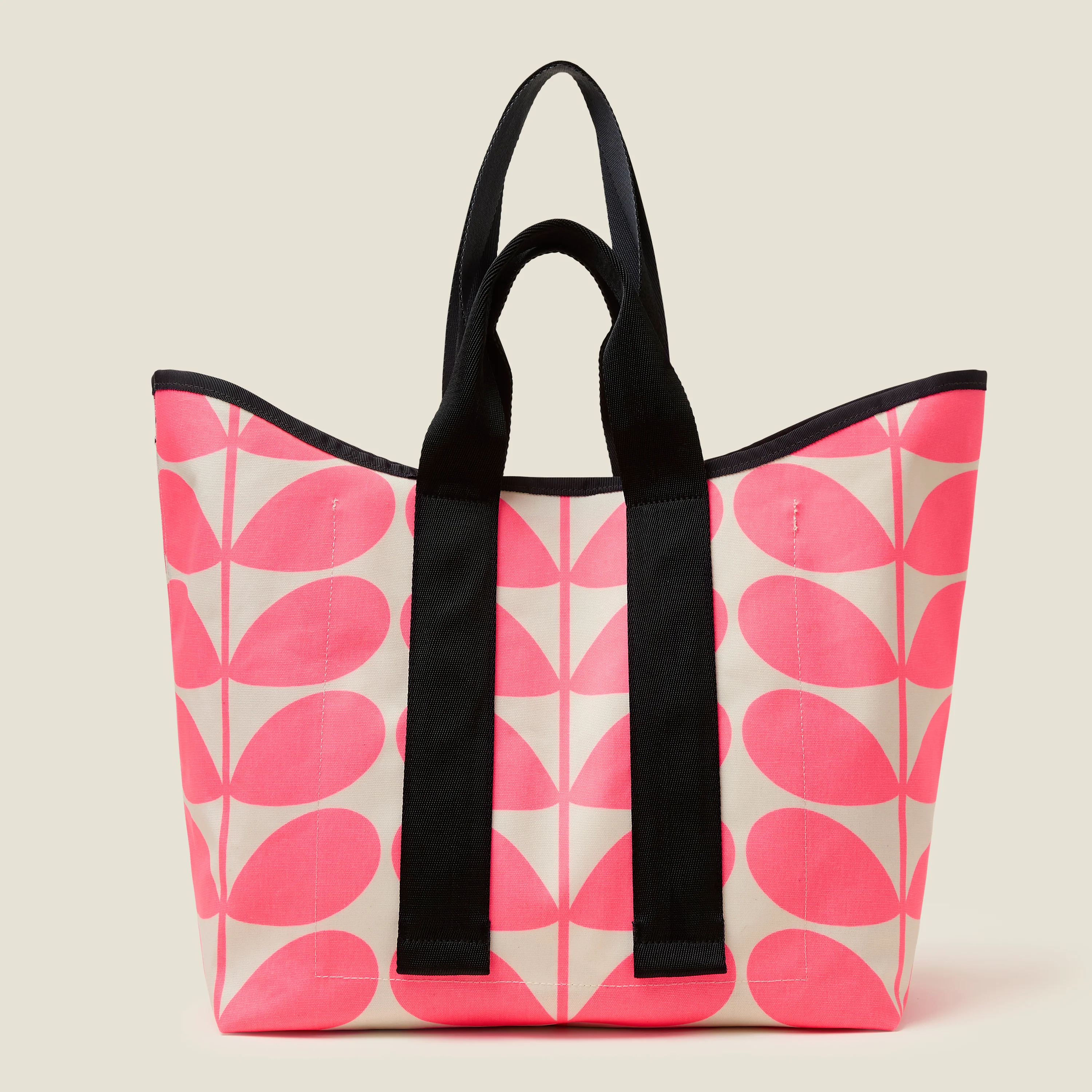 Carryall Basic Tote - Solid Stem Neon Pink - Image 4