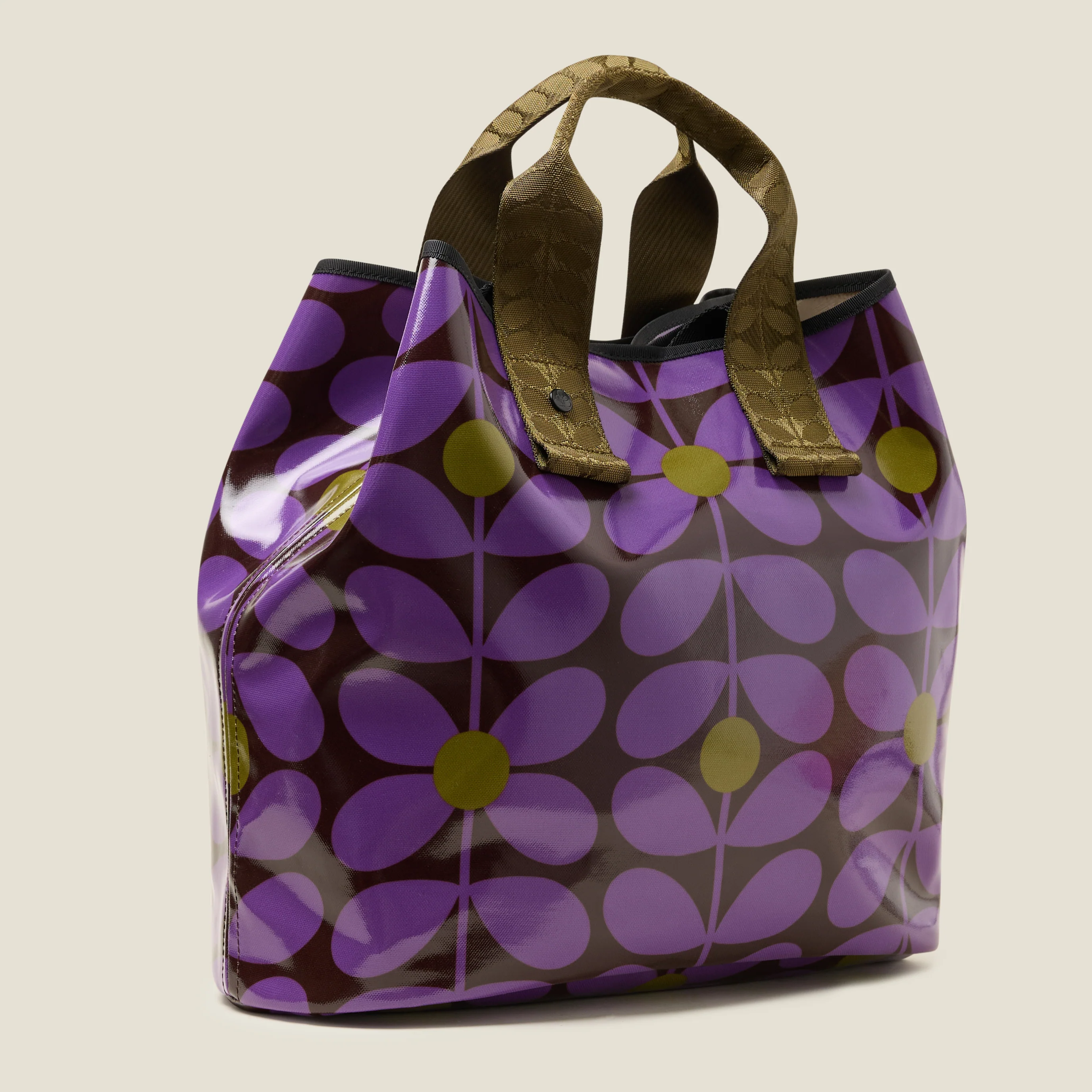 Carryall Large Tote Bag - Sixties Stem Orchid - Image 3