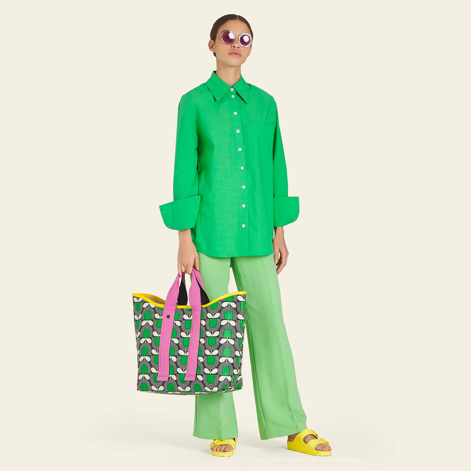 Carryall Large Tote - Striped Tulip - Image 4
