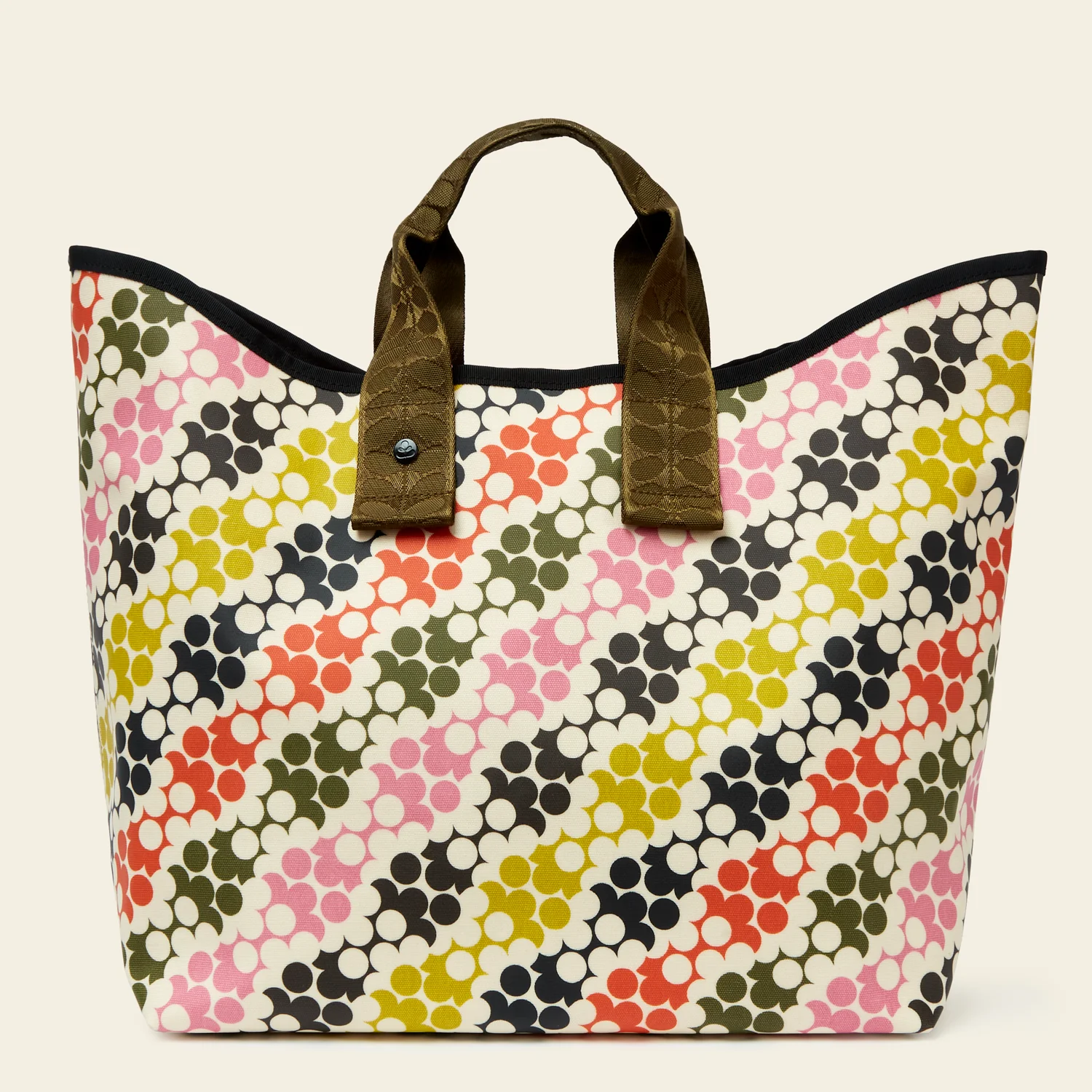 Carryall Large Tote - Puzzle Flower Multi - Image 2
