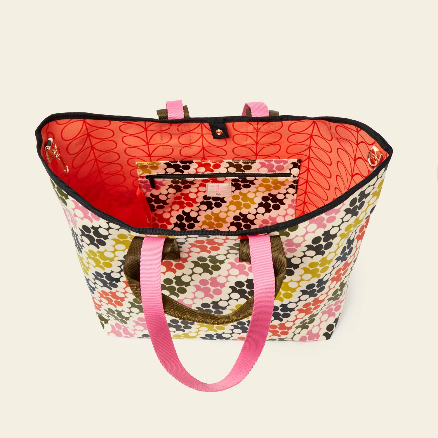 Carryall Large Tote - Puzzle Flower Multi - Image 5
