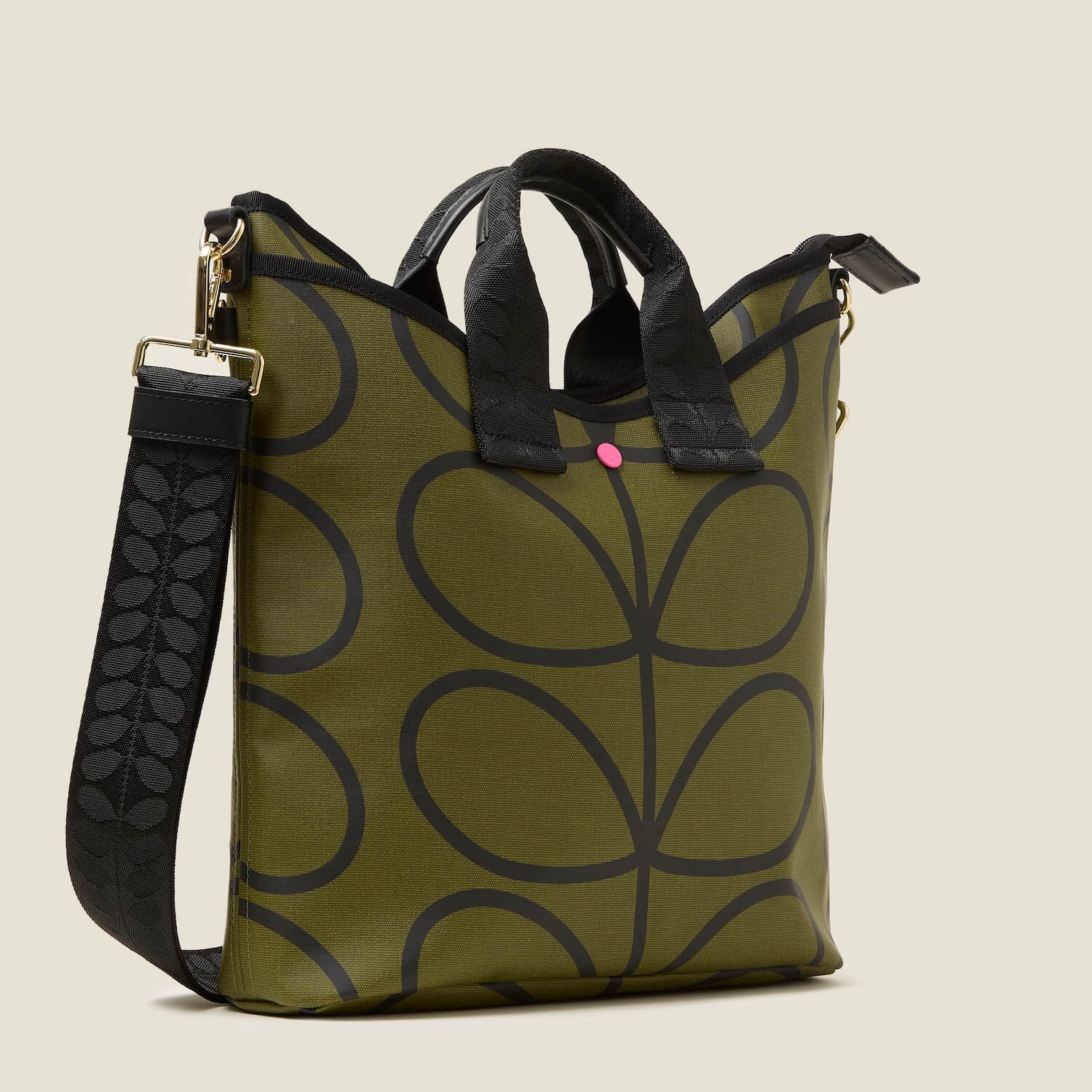Carrygrab Bucket Bag - Giant Linear Stem Olive - Image 3