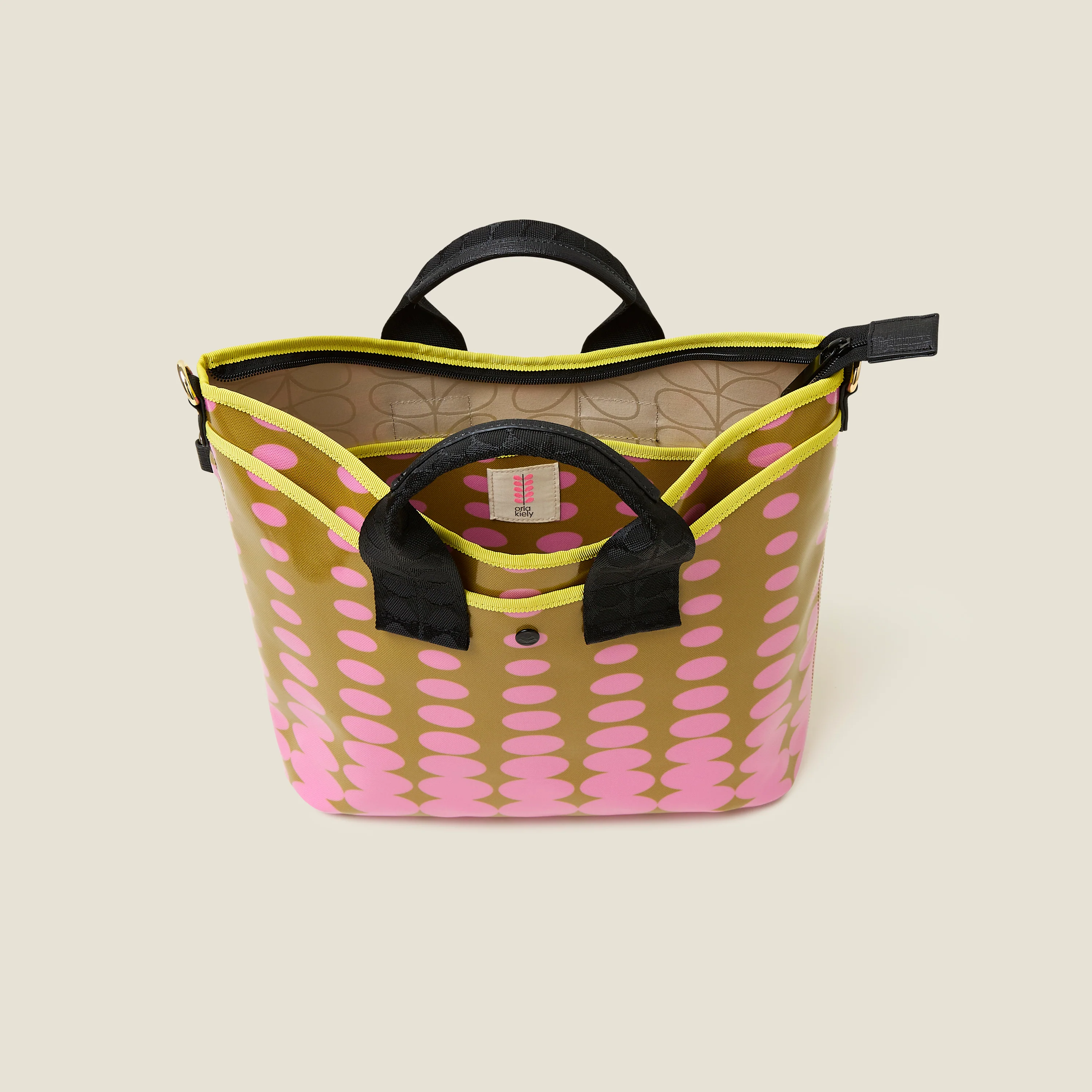 Carrygrab Crossbody - Optical Oval Ochre - Image 5