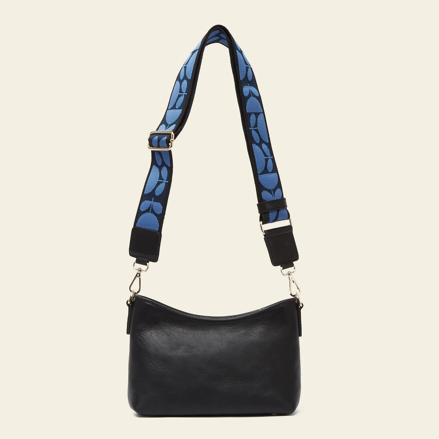 Carrymin Crossbody - Black Cream Flower - Image 4