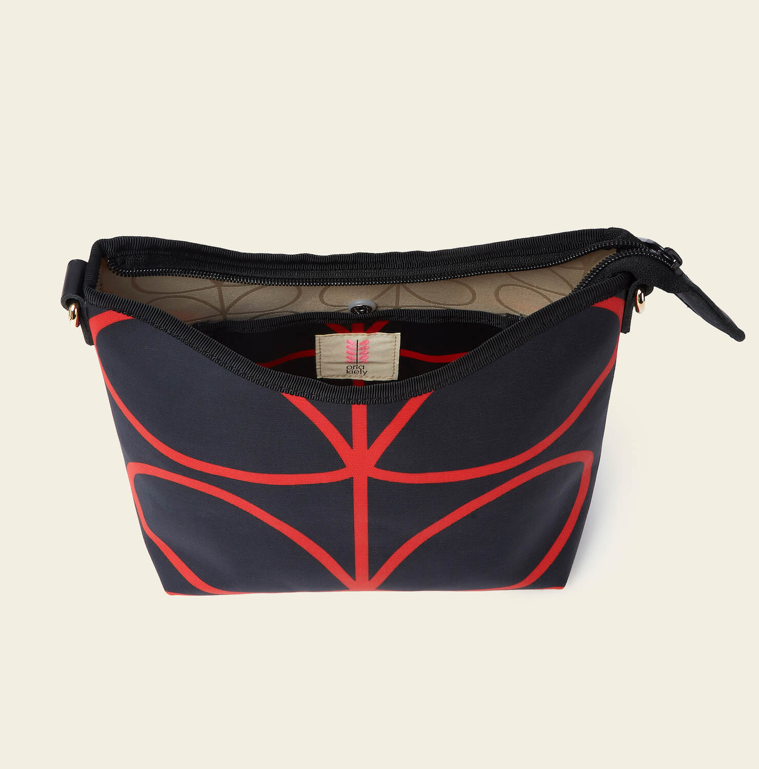 Carrymin Crossbody - Linear Stem Navy - Image 5