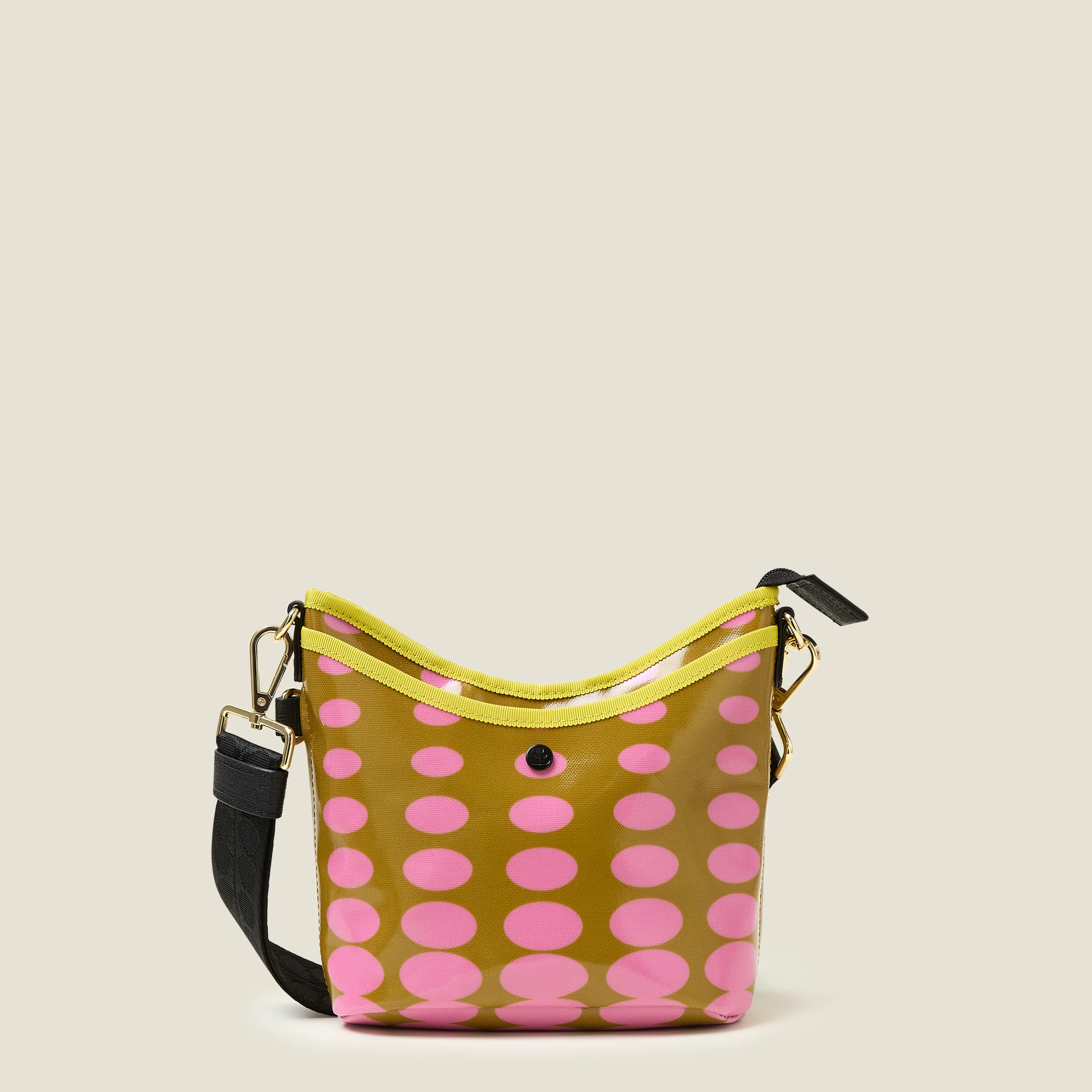 Carrymin Crossbody - Optical Oval Ochre
