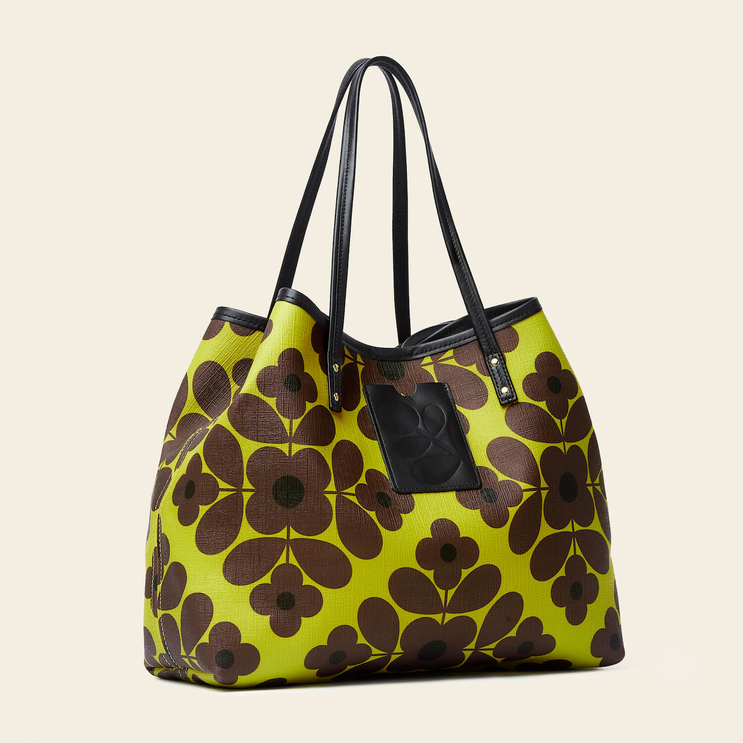 Carrymore Tote - Flower Tile Chartreuse - Image 3