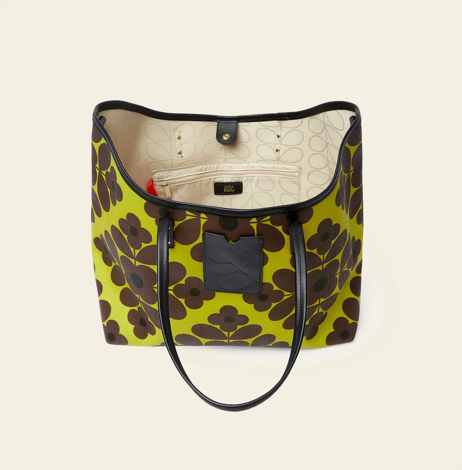 Carrymore Tote - Flower Tile Chartreuse - Image 5