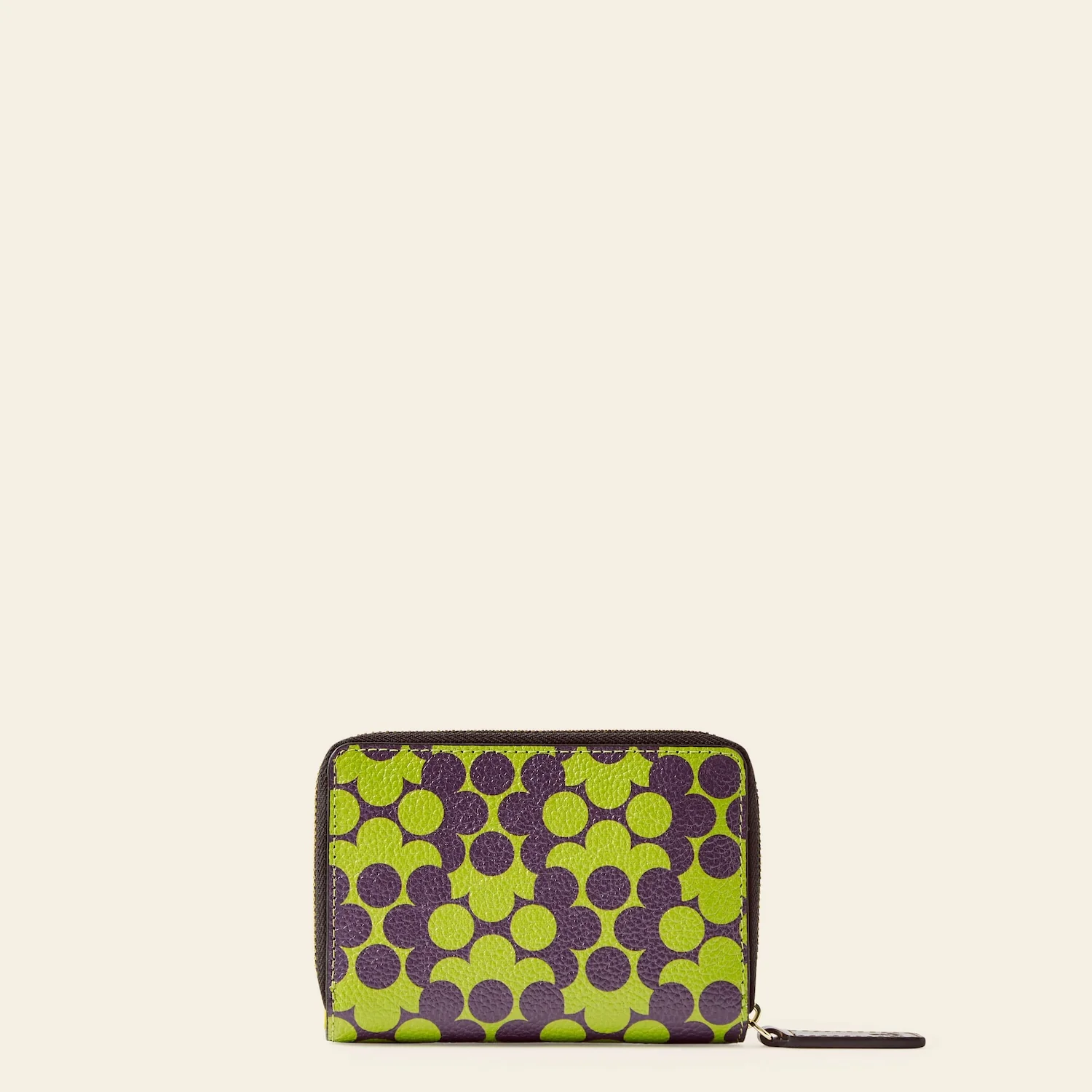 Celia Medium Wallet - Purple Puzzle Flower - Image 3