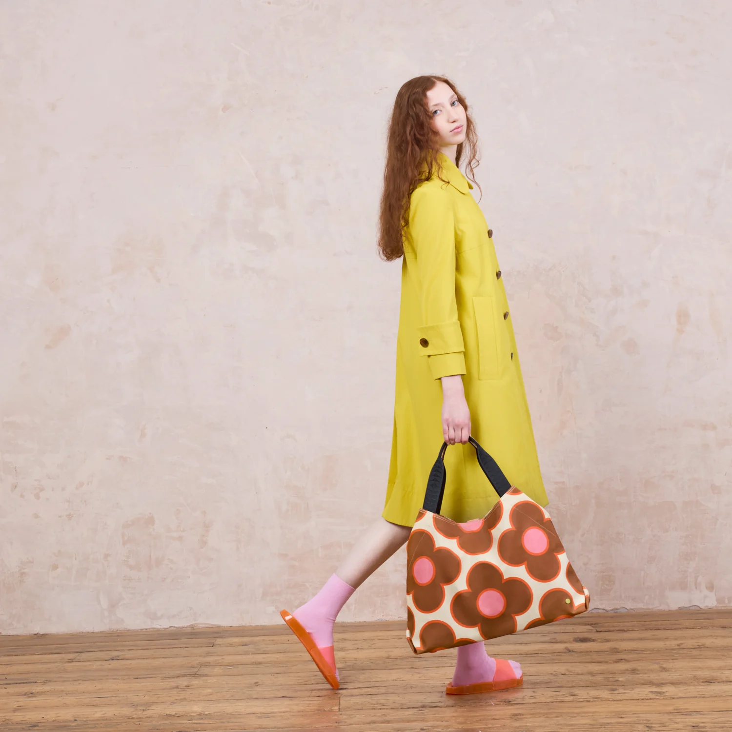 Classic Holdall - Flower Spot Persimmon - Image 2