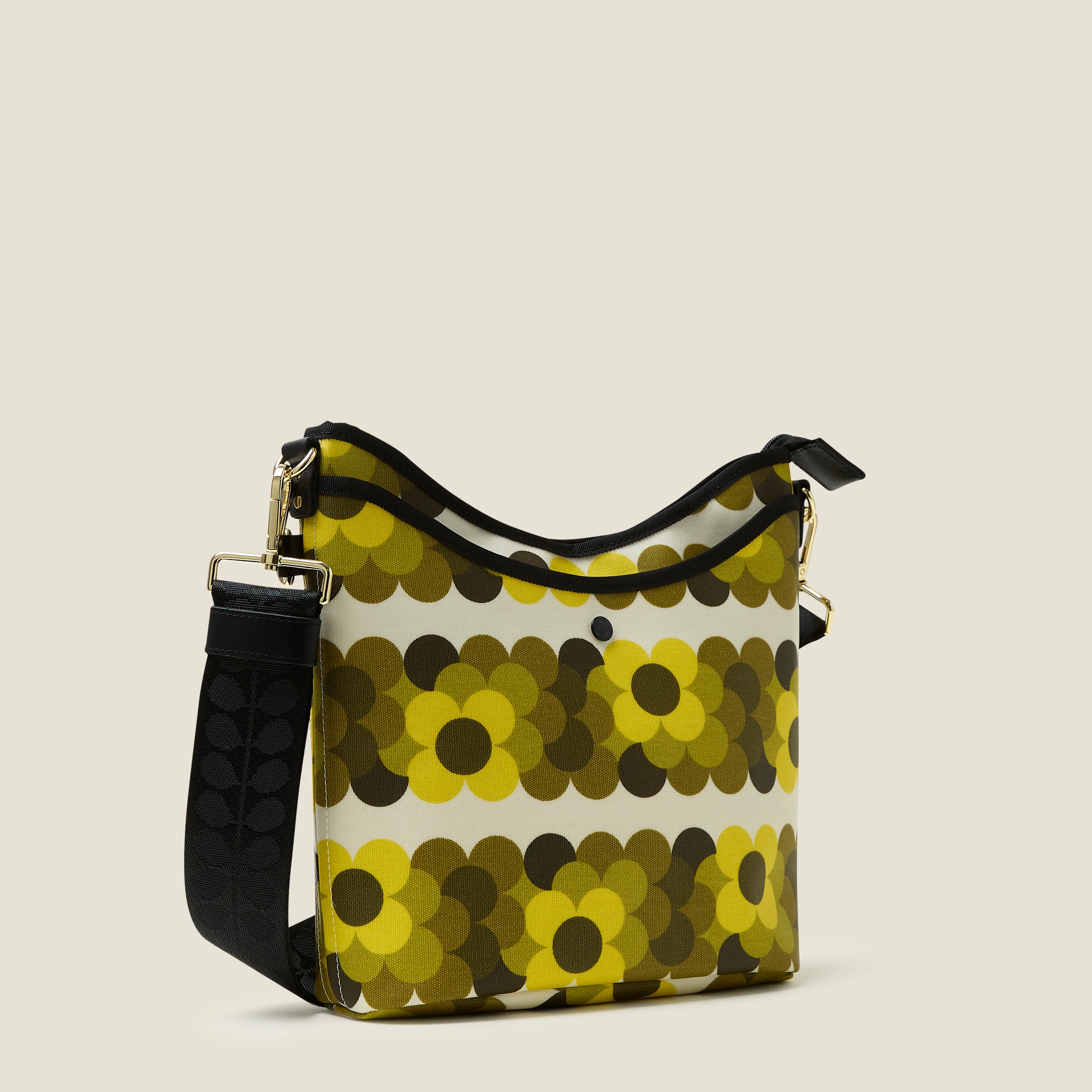 Cross Carry Crossbody - Retro Flower Yellow - Image 2