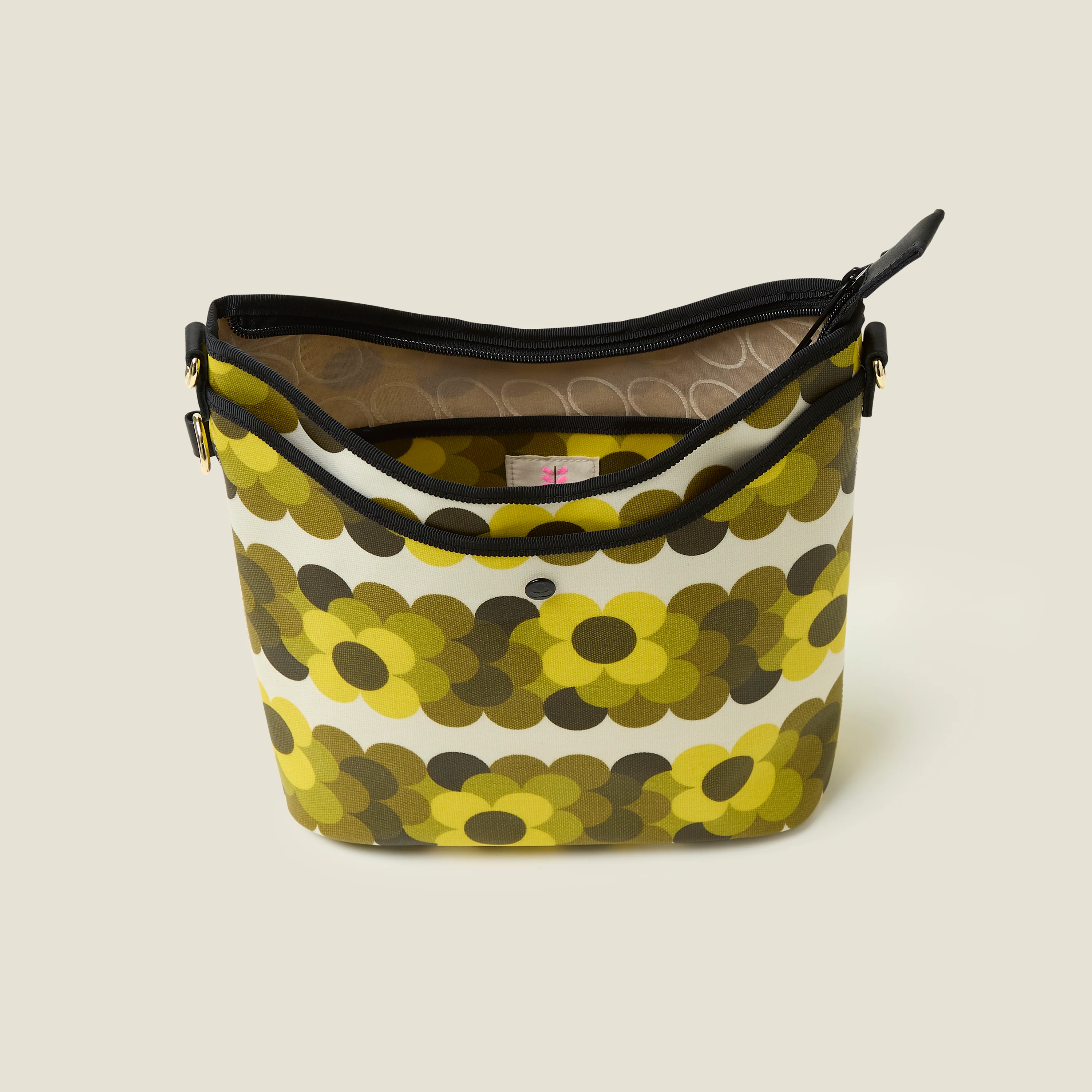 Cross Carry Crossbody - Retro Flower Yellow - Image 4