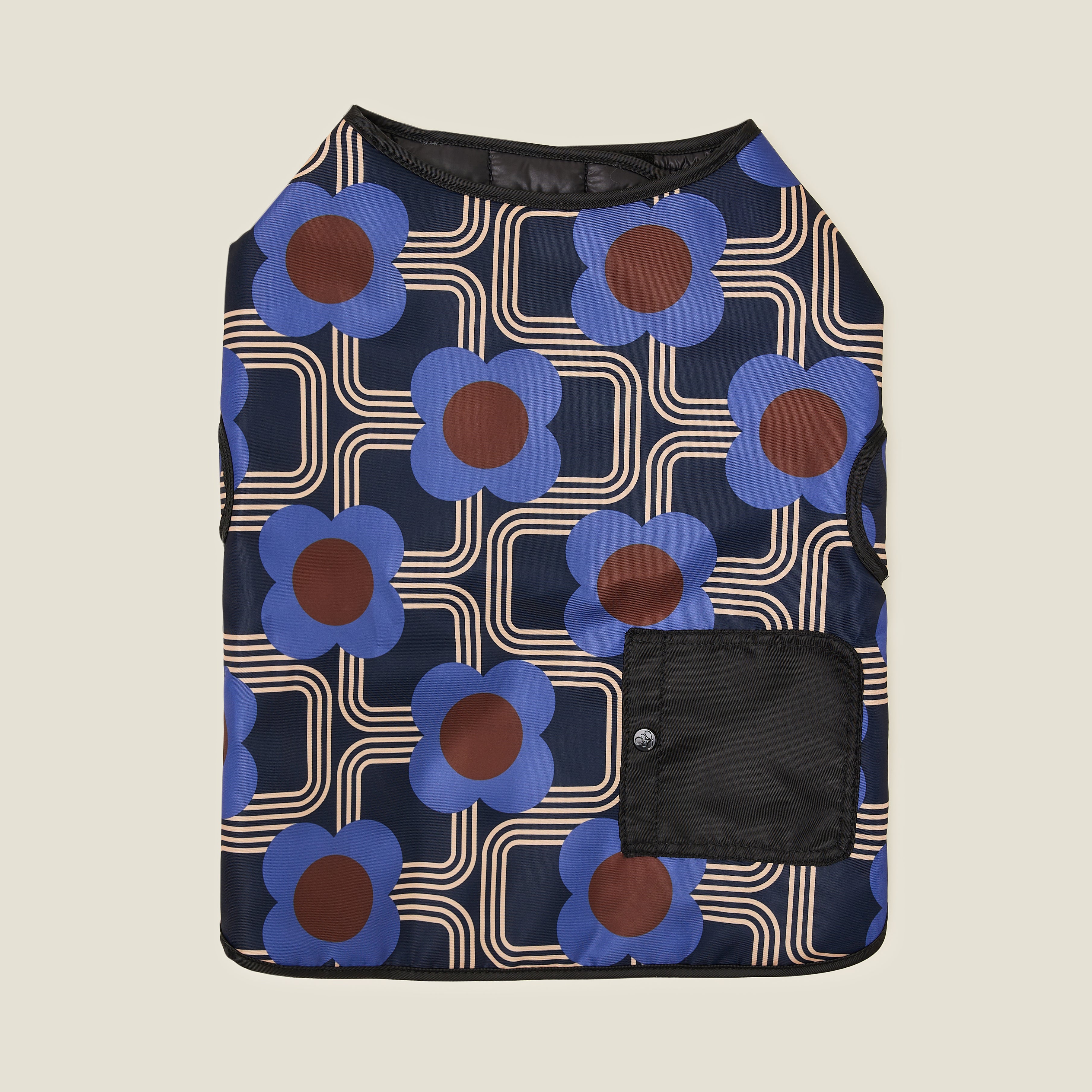 Dog Coat - Electric Flora Cobalt - Image 3