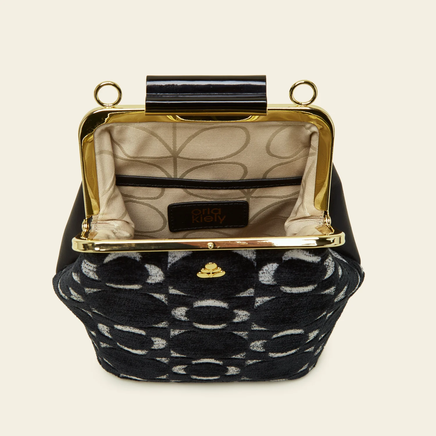 Dolly Mini Crossbody - Retro Tile Black - Image 6