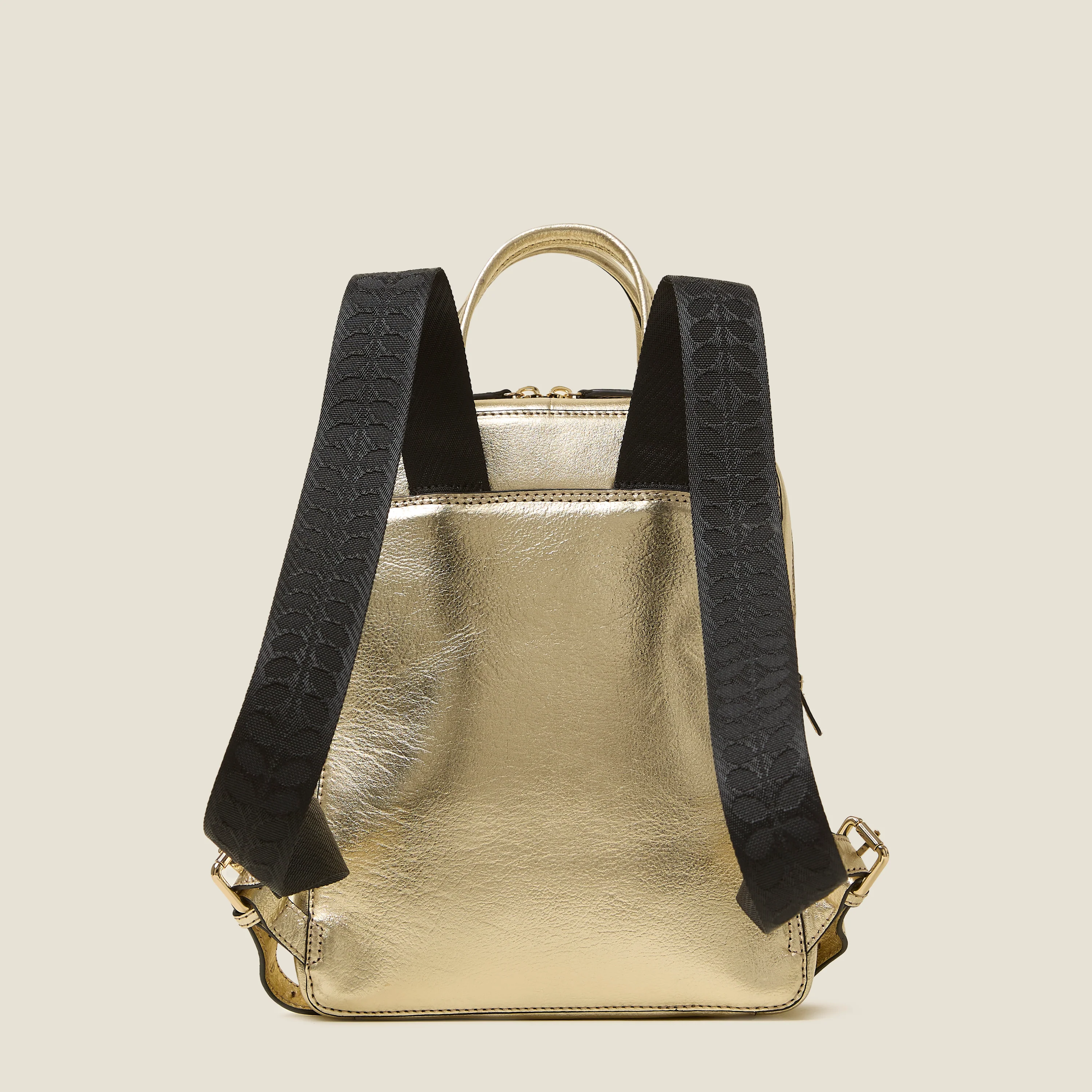 Emilia Petite Backpack - Spot Flower Gold - Image 4