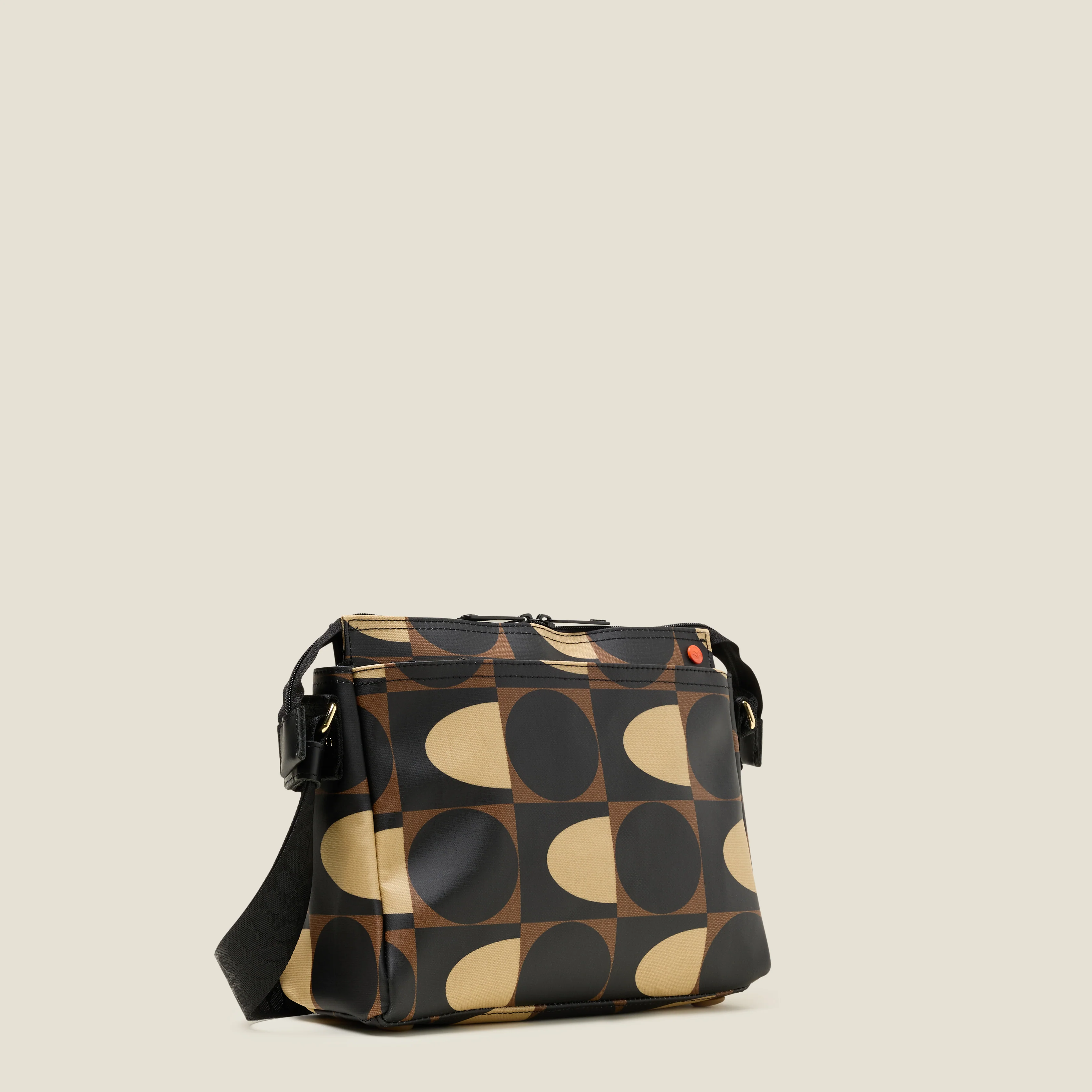 Fielder Crossbody Bag - Spot Square Mocha - Image 3