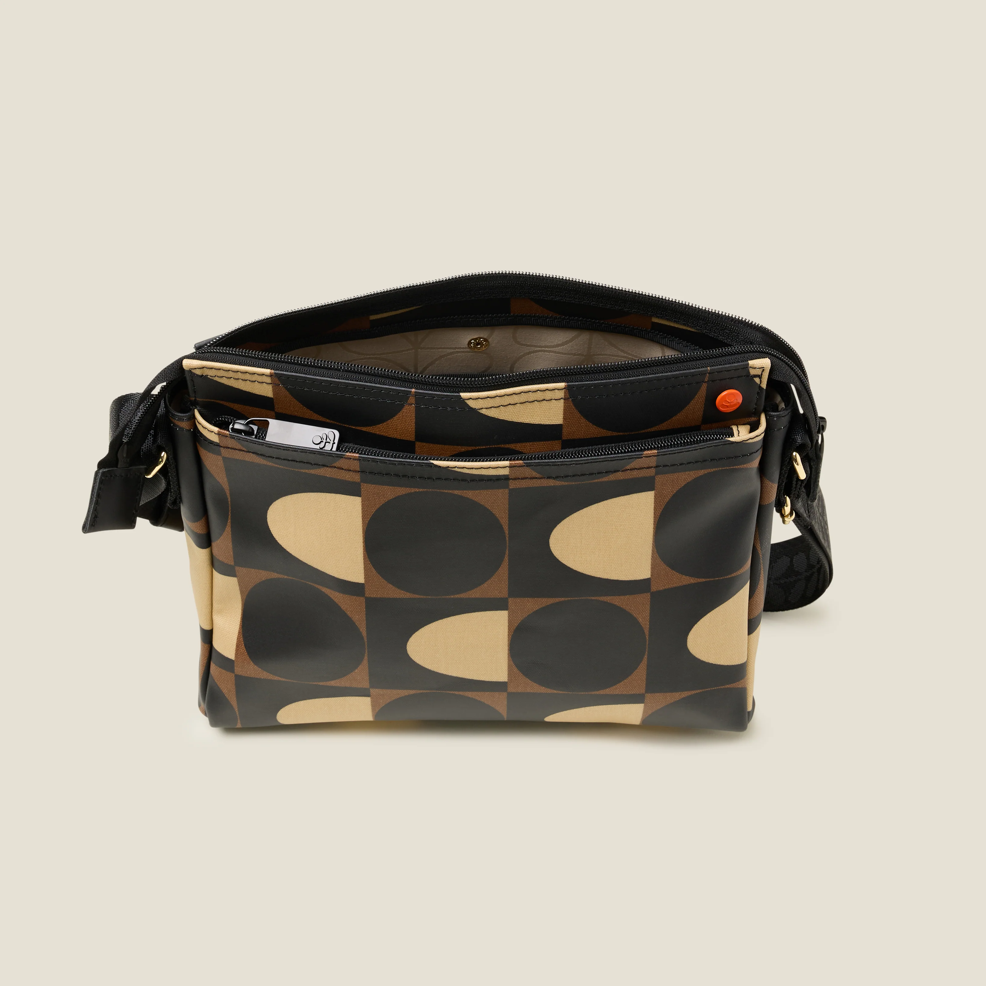 Fielder Crossbody Bag - Spot Square Mocha - Image 5